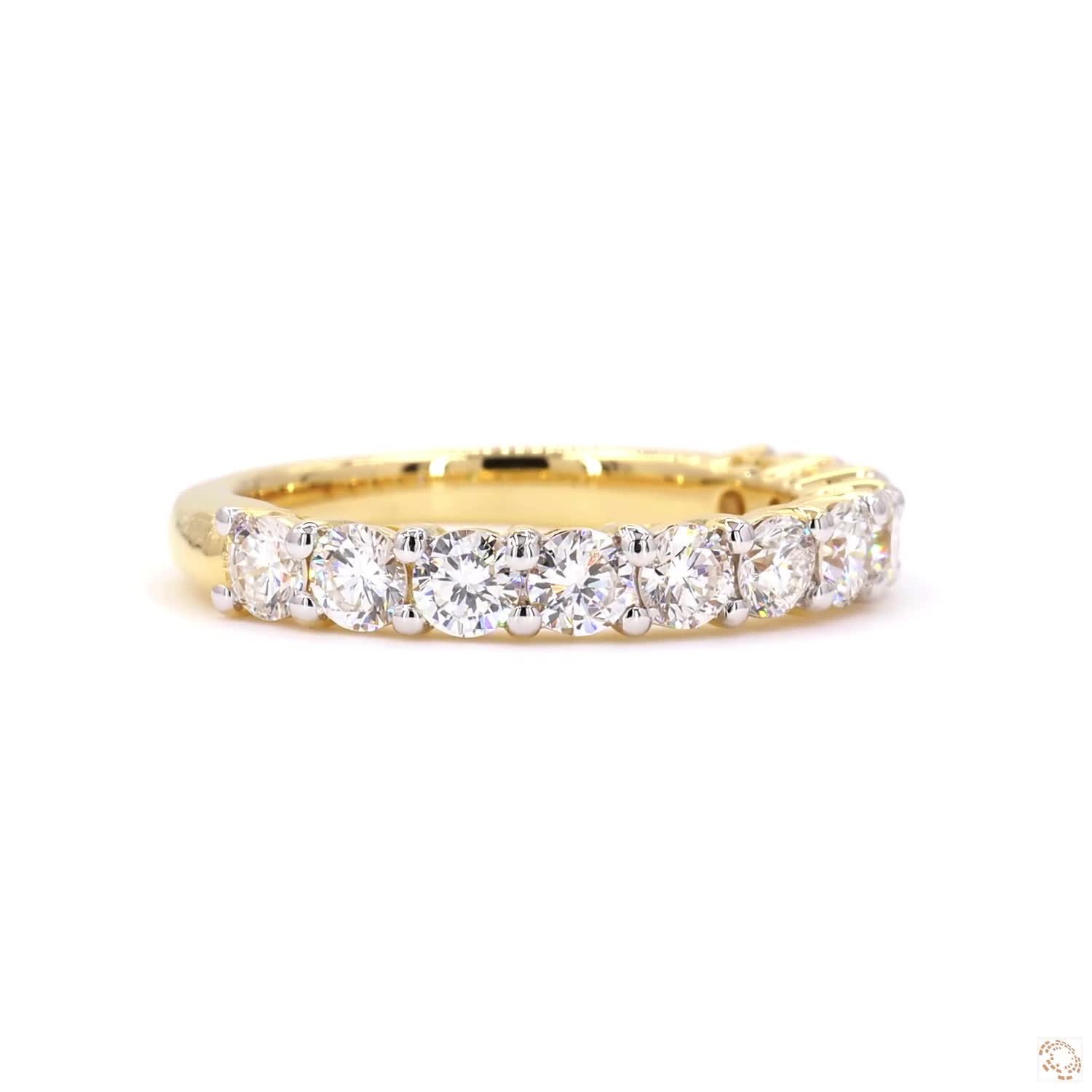 Round Diamond Wedding Band | WB RD 110