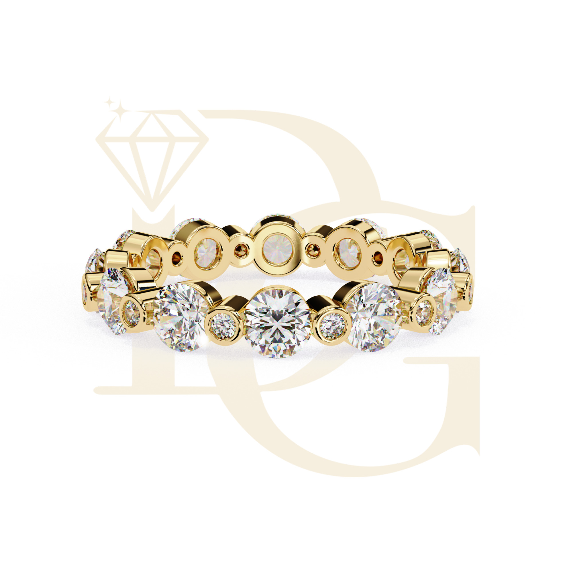 Brilliant Round Diamond Ring | LR-270
