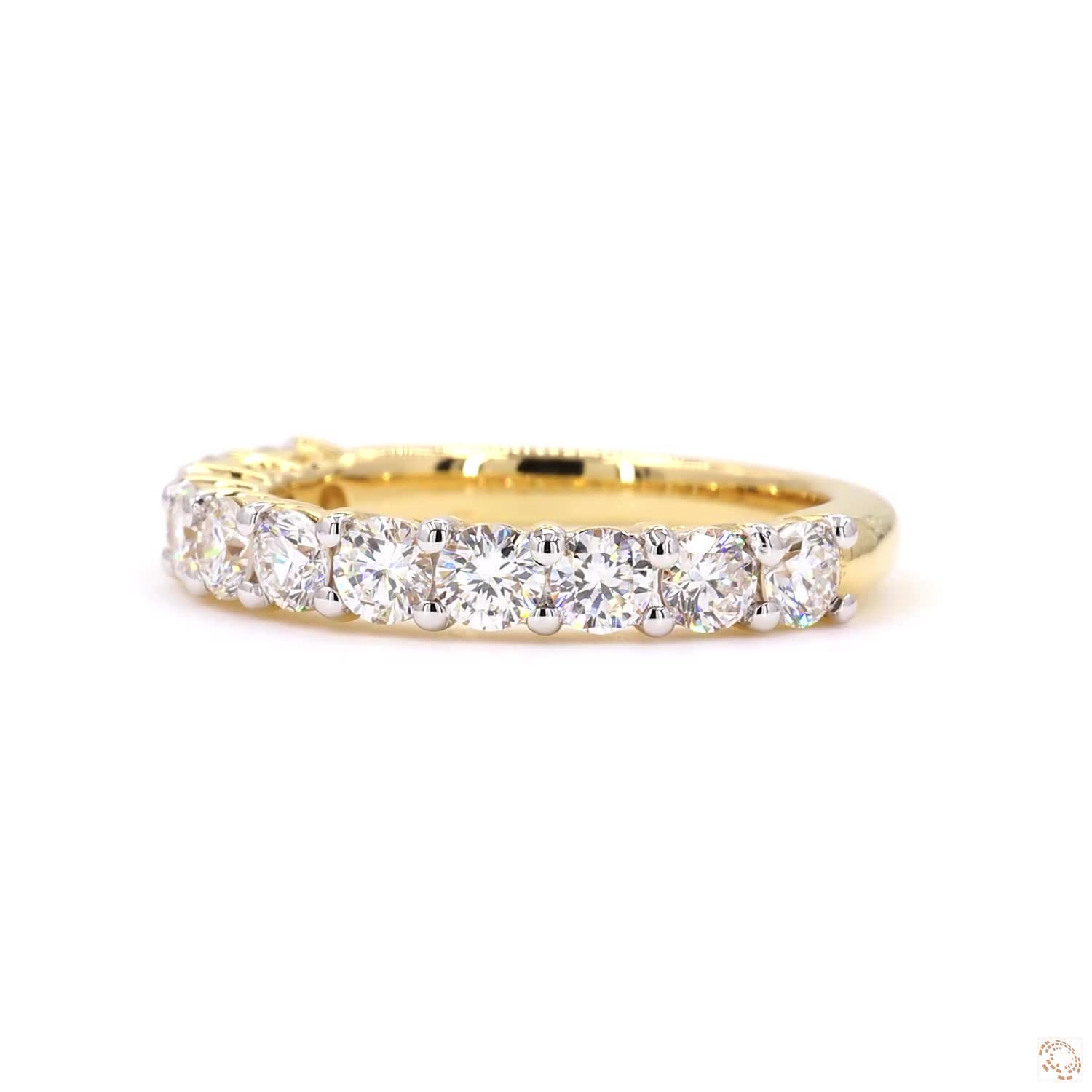 Round Diamond Wedding Band | WB RD 110