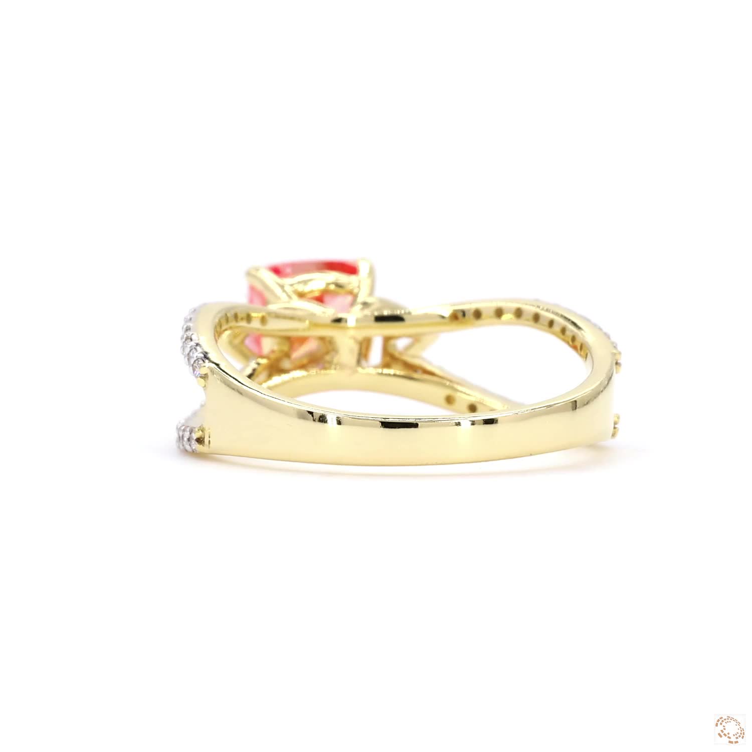 1.60 CT Pink Cushion diamond Halo Ring | PD- 01