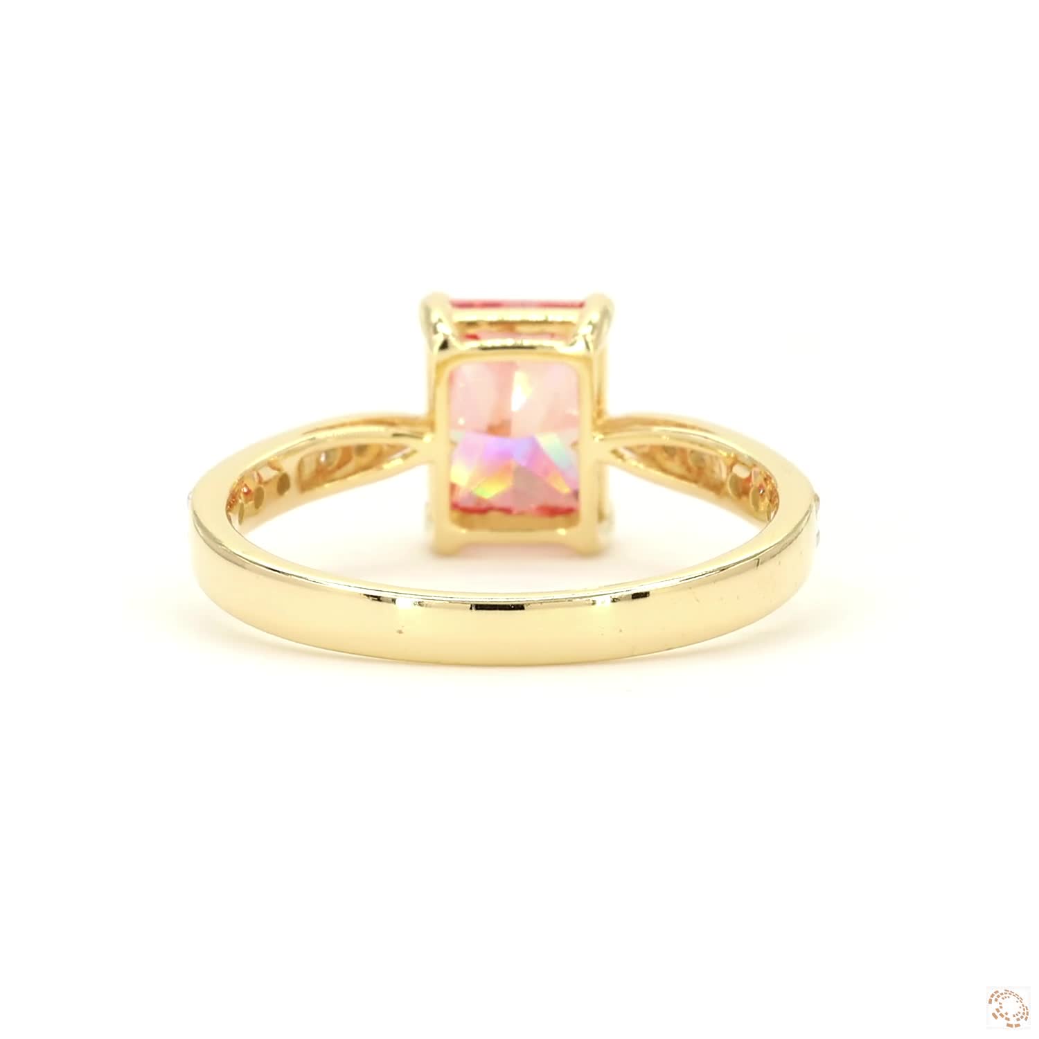 2 CT Pink Radiant Diamond Halo Ring | PD- 02