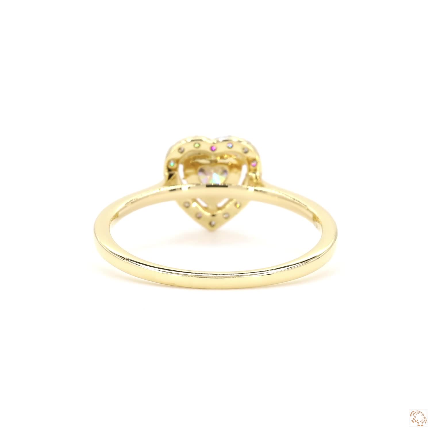Heart Diamond Solitaire Ring | PD- 957