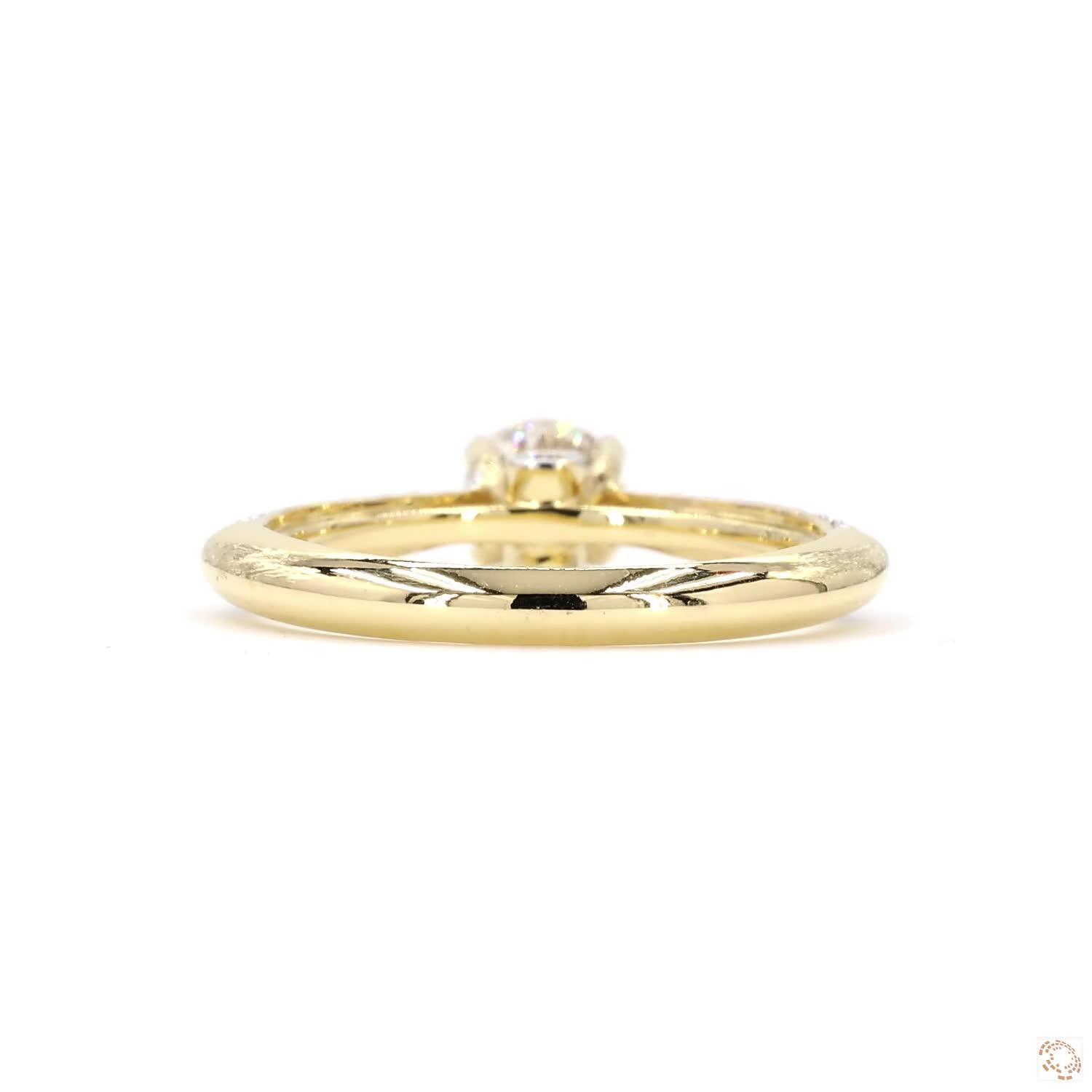Round Diamond Hidden Halo Ring | PD- 964