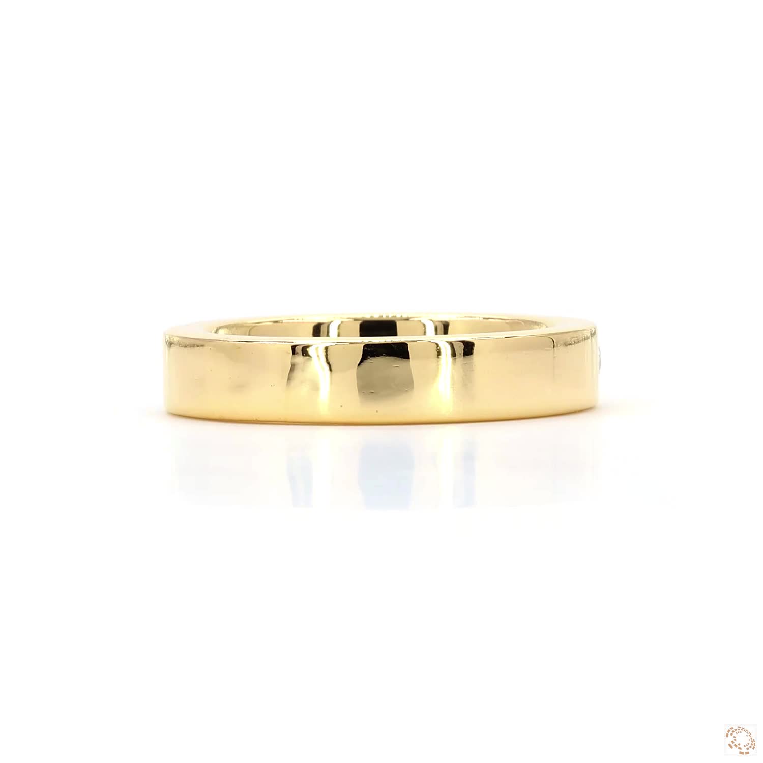 Round Diamond Solid Gold Band | WB RD 104