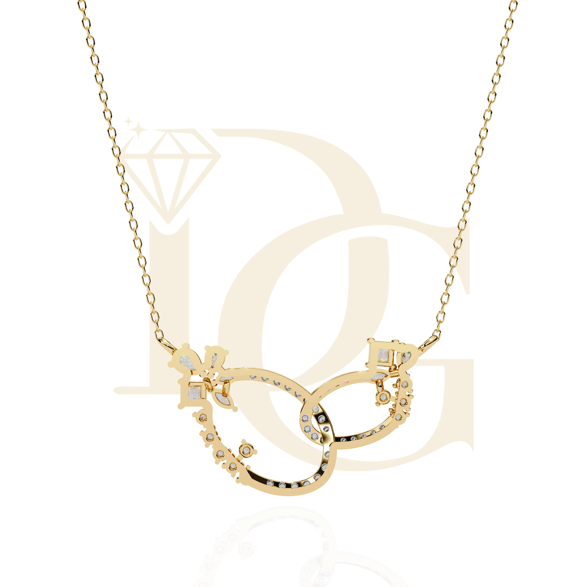 3 gm Solid Gold Necklace | NC-35