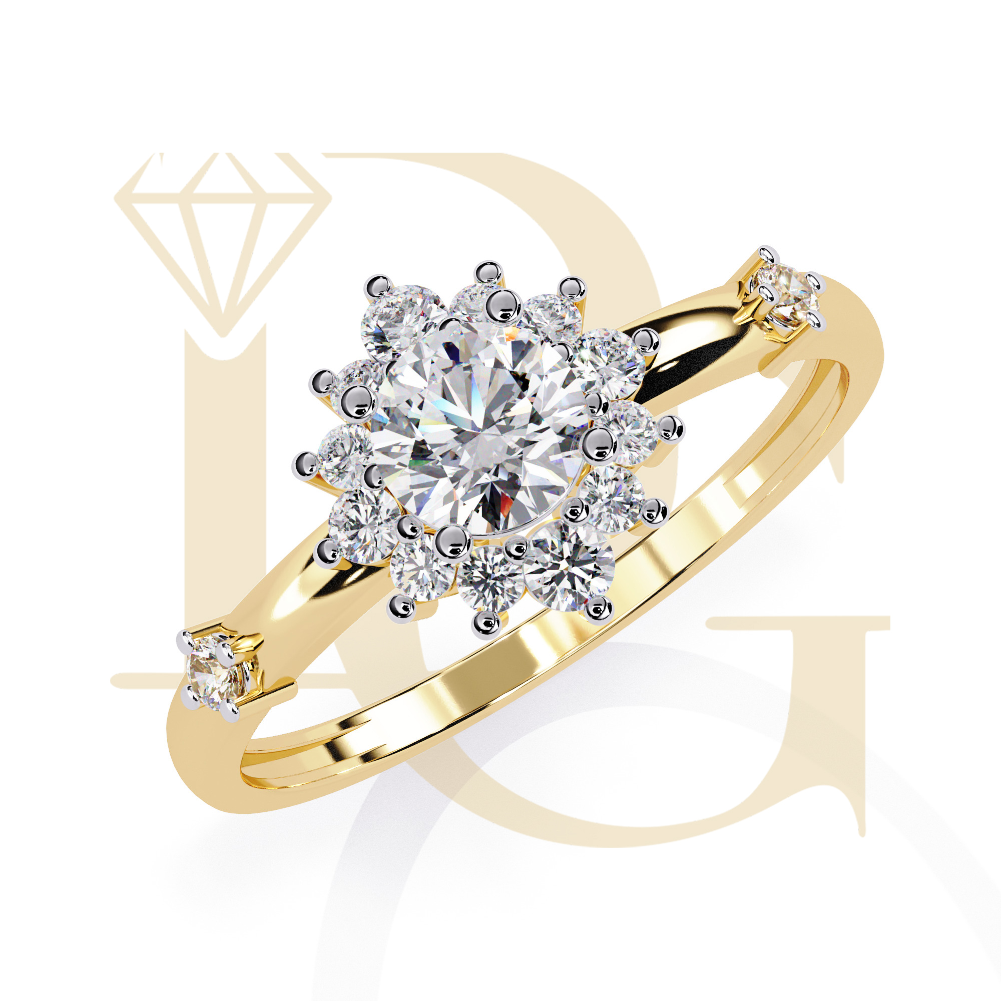 Round Diamond Solitaire Ring | LR-07-01