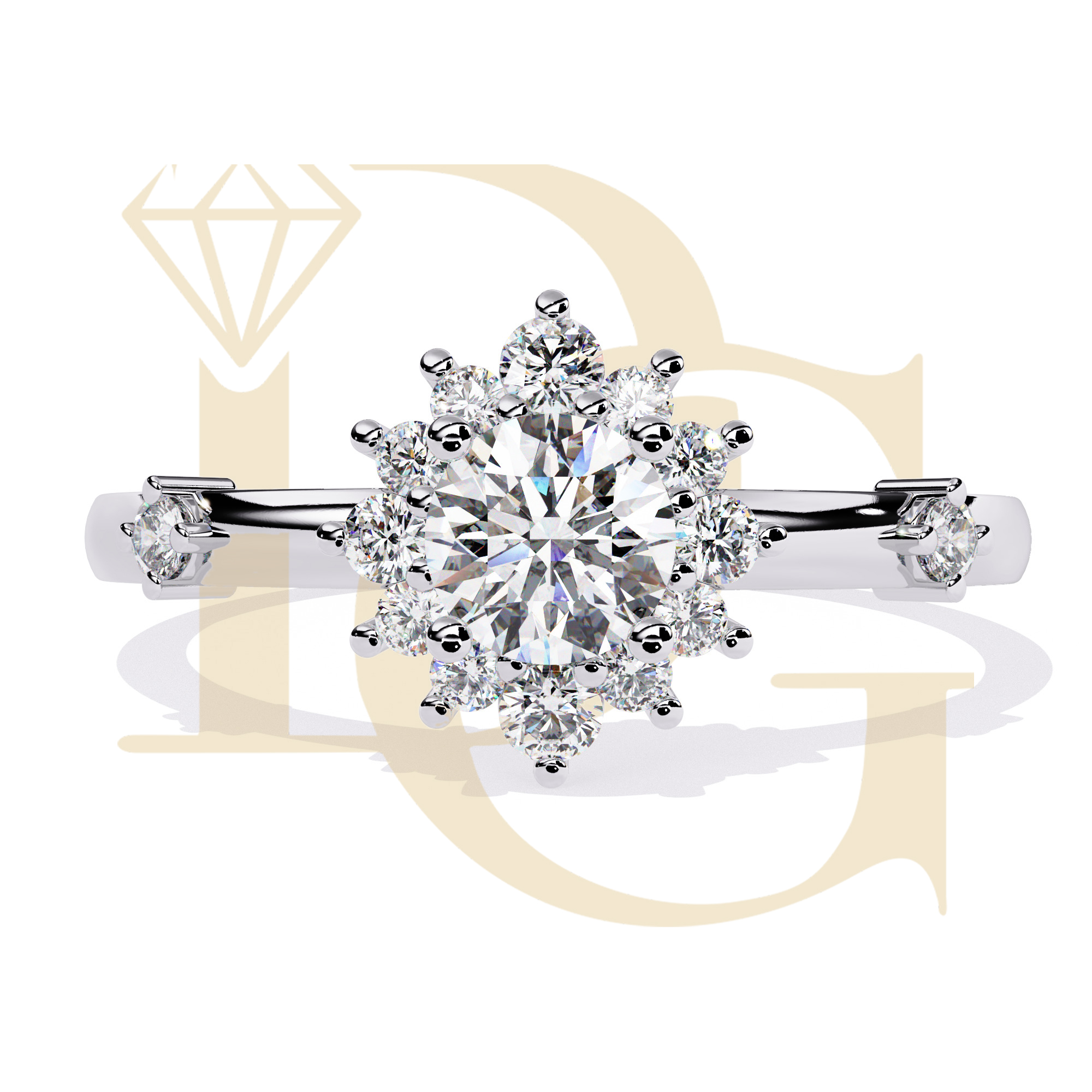 Round Diamond Solitaire Ring | LR-07-01
