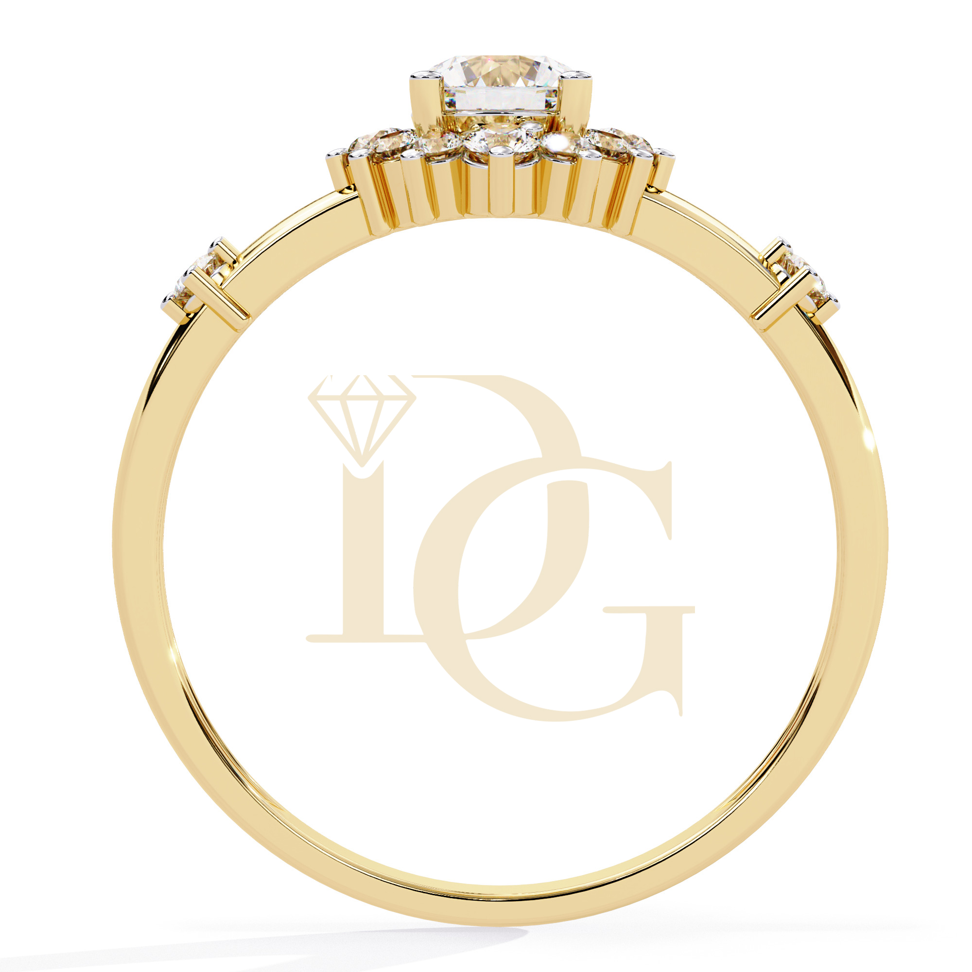 Round Diamond Solitaire Ring | LR-07-01