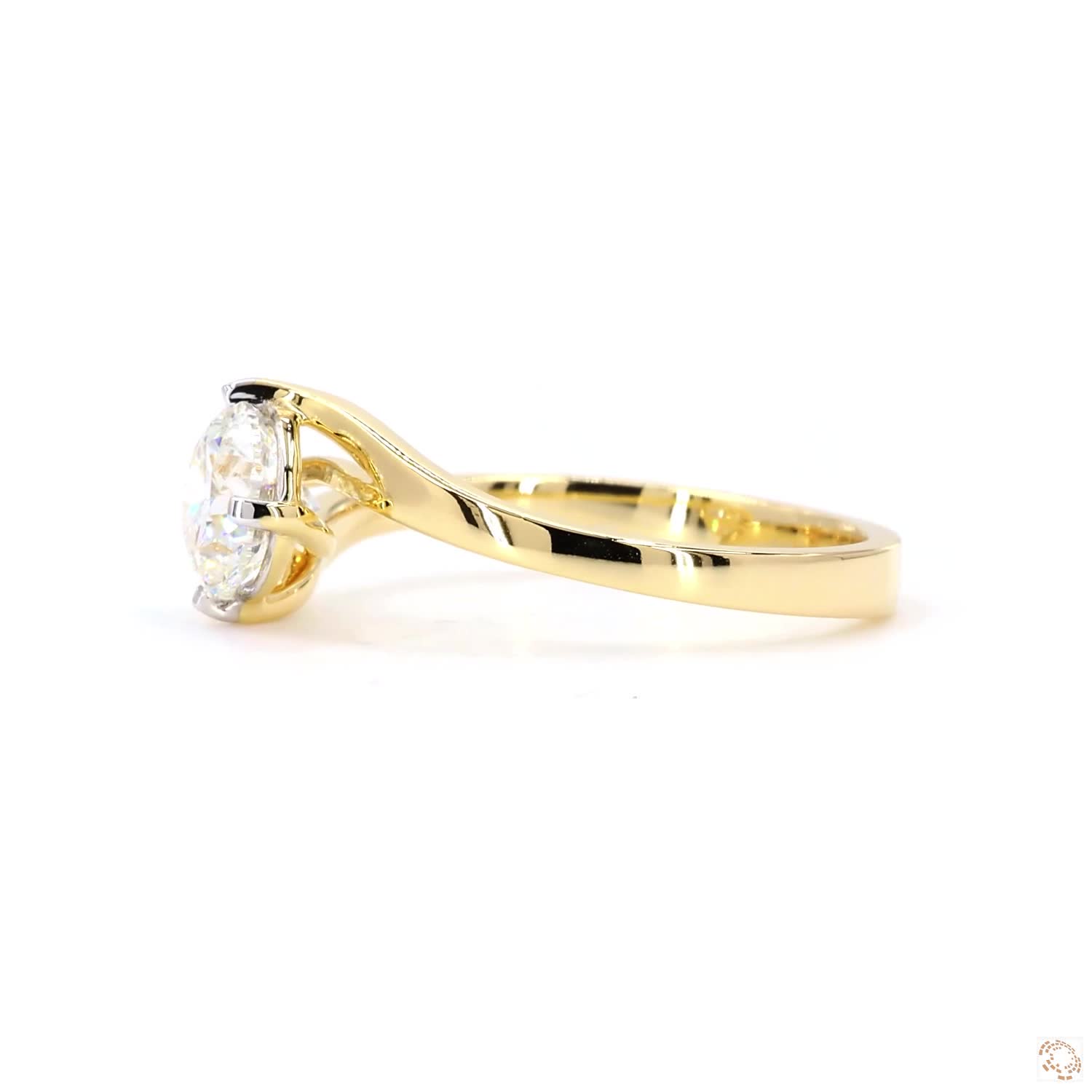 1 CT Round Diamond Solitaire Ring | HA10413