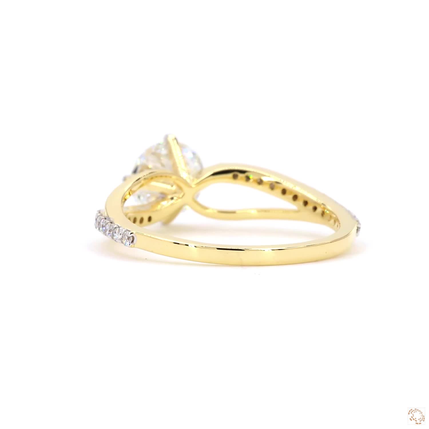 1.03 CT Round Diamond Halo Ring | HA10633