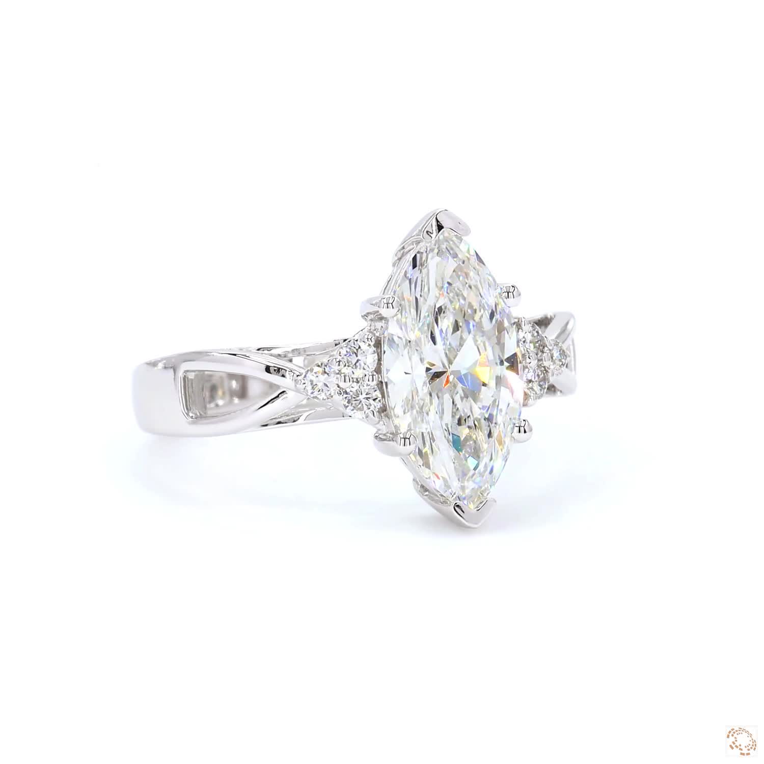 2 CT Marquise Diamond Solitaire Ring | LR-311
