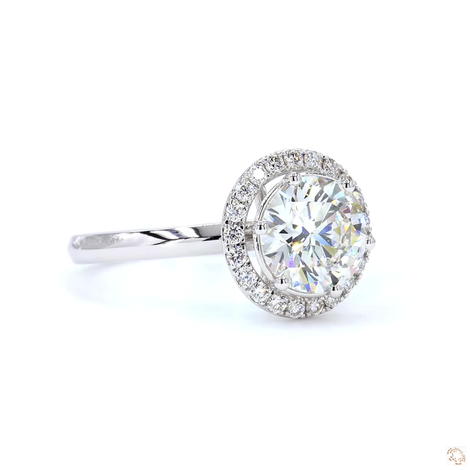 1.50 CT Round Diamond Solitaire Ring | LR-320