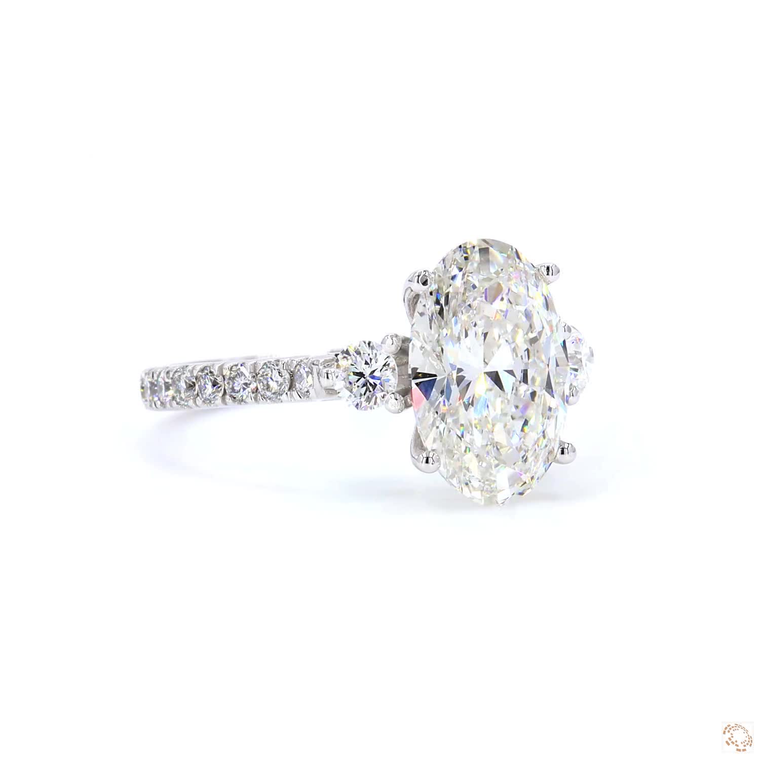 2.50 CT Oval Diamond Wedding Ring | 301 ( Oval )