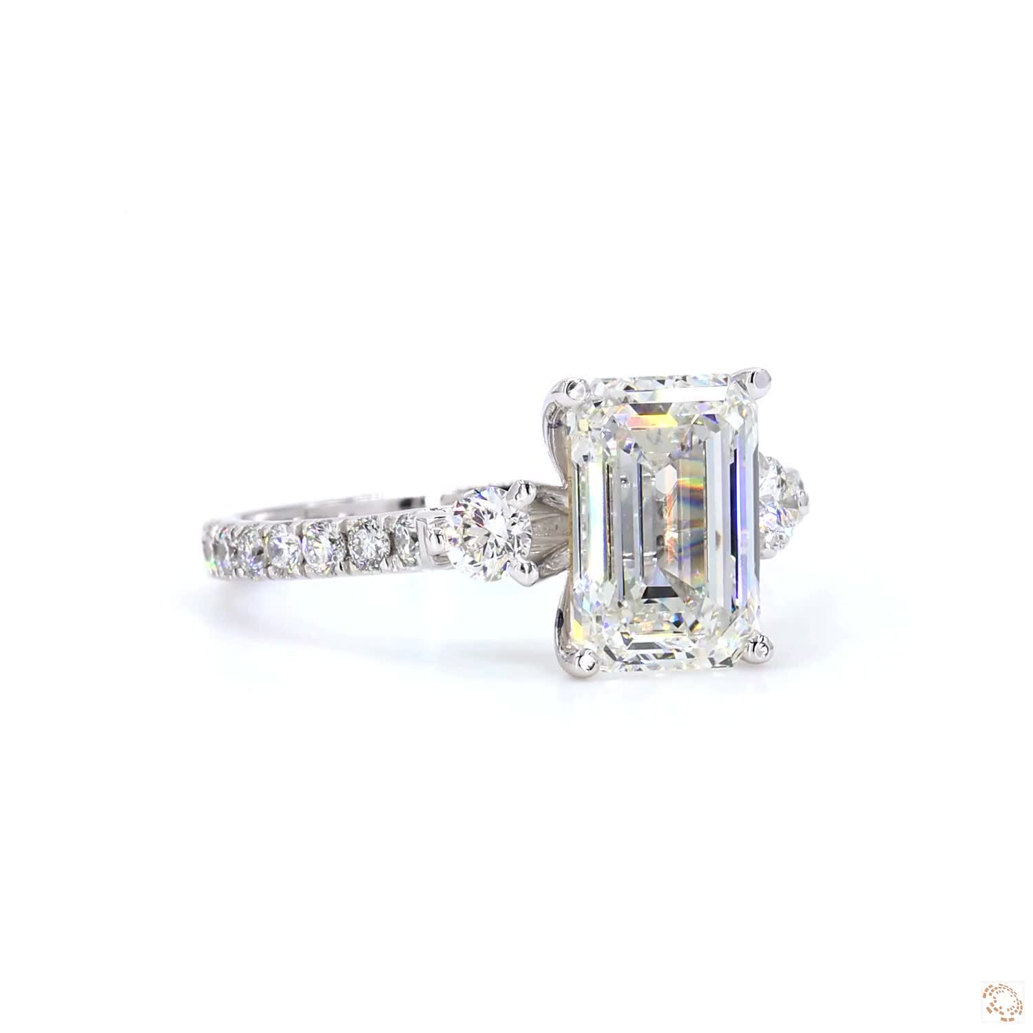 2.50 CT Radiant Diamond Wedding Ring | 301 ( Radiant )