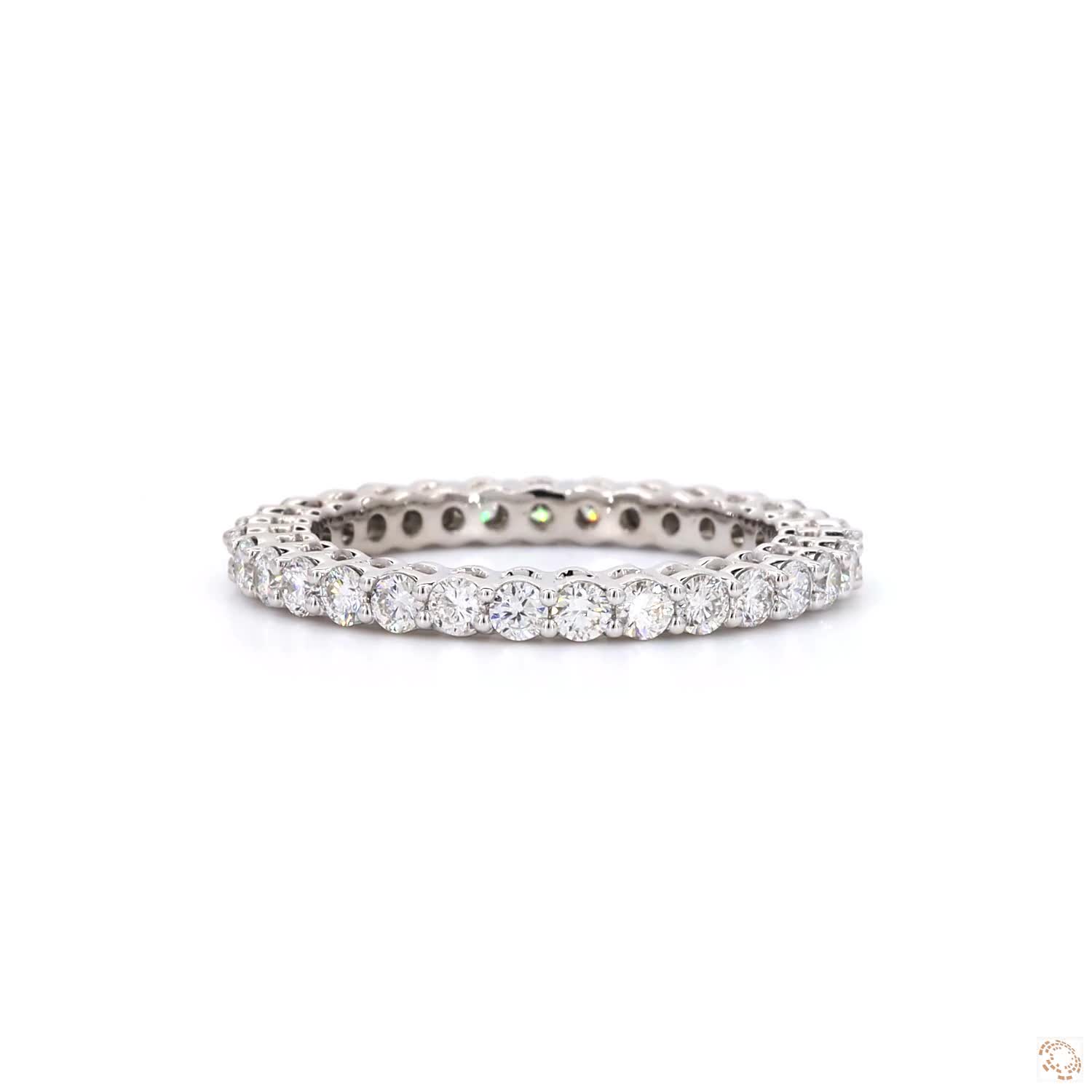 2 MM Eternity Diamond Band Ring | LR-308