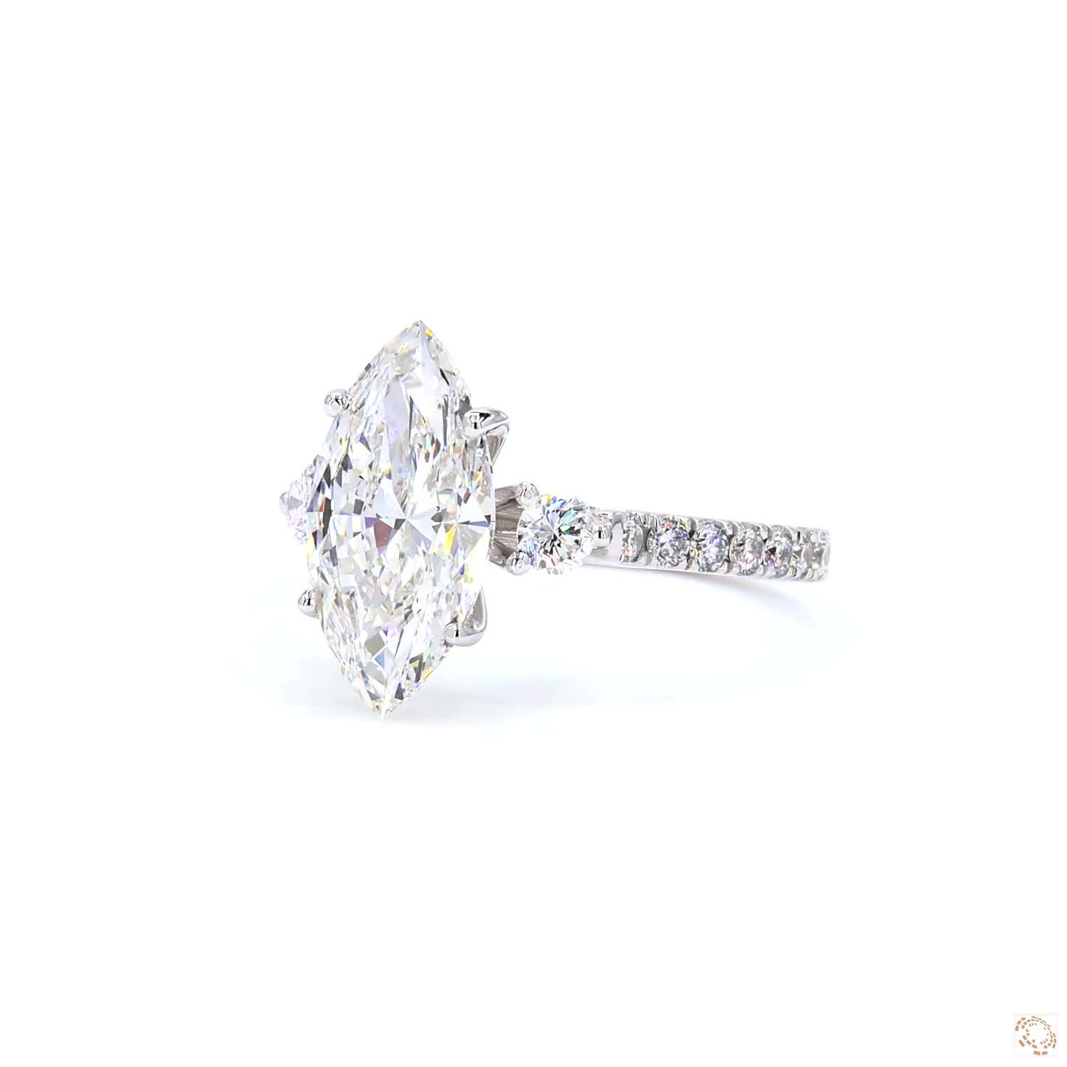 2.50 CT Marqis Diamond Wedding Ring | 301 ( Marqis )