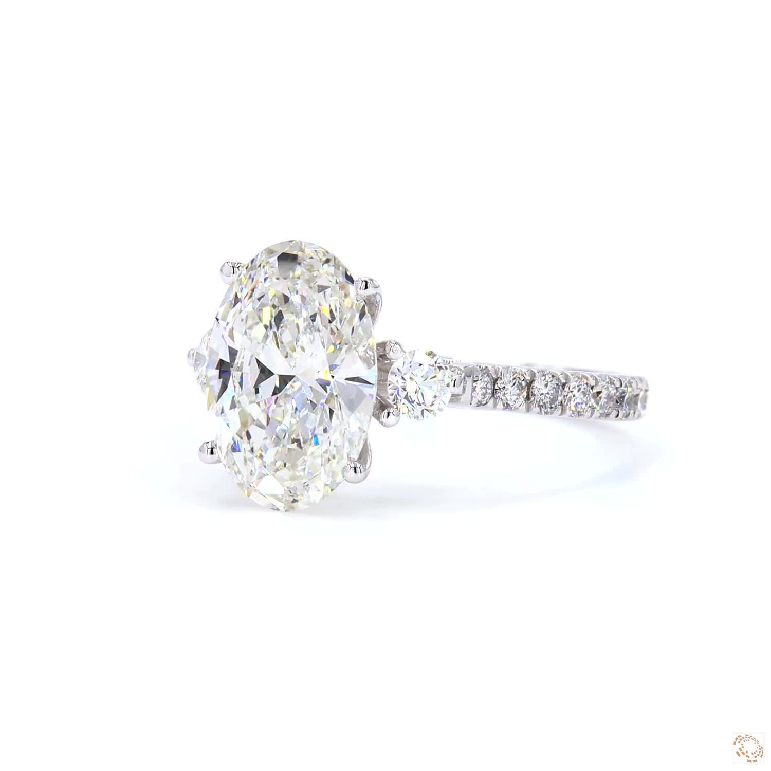 2.50 CT Oval Diamond Wedding Ring | 301 ( Oval )