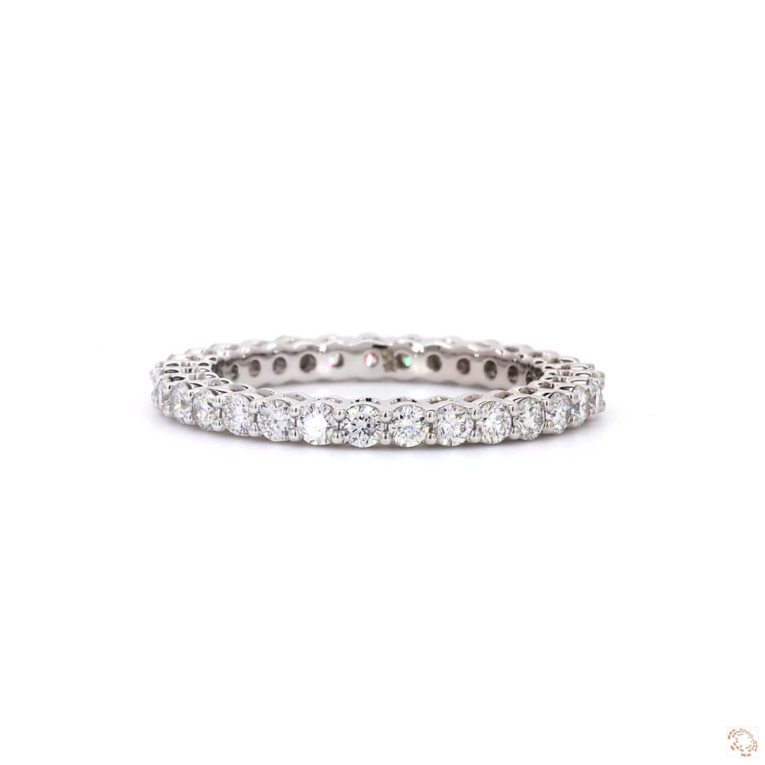 2 MM Eternity Diamond Band Ring | LR-308