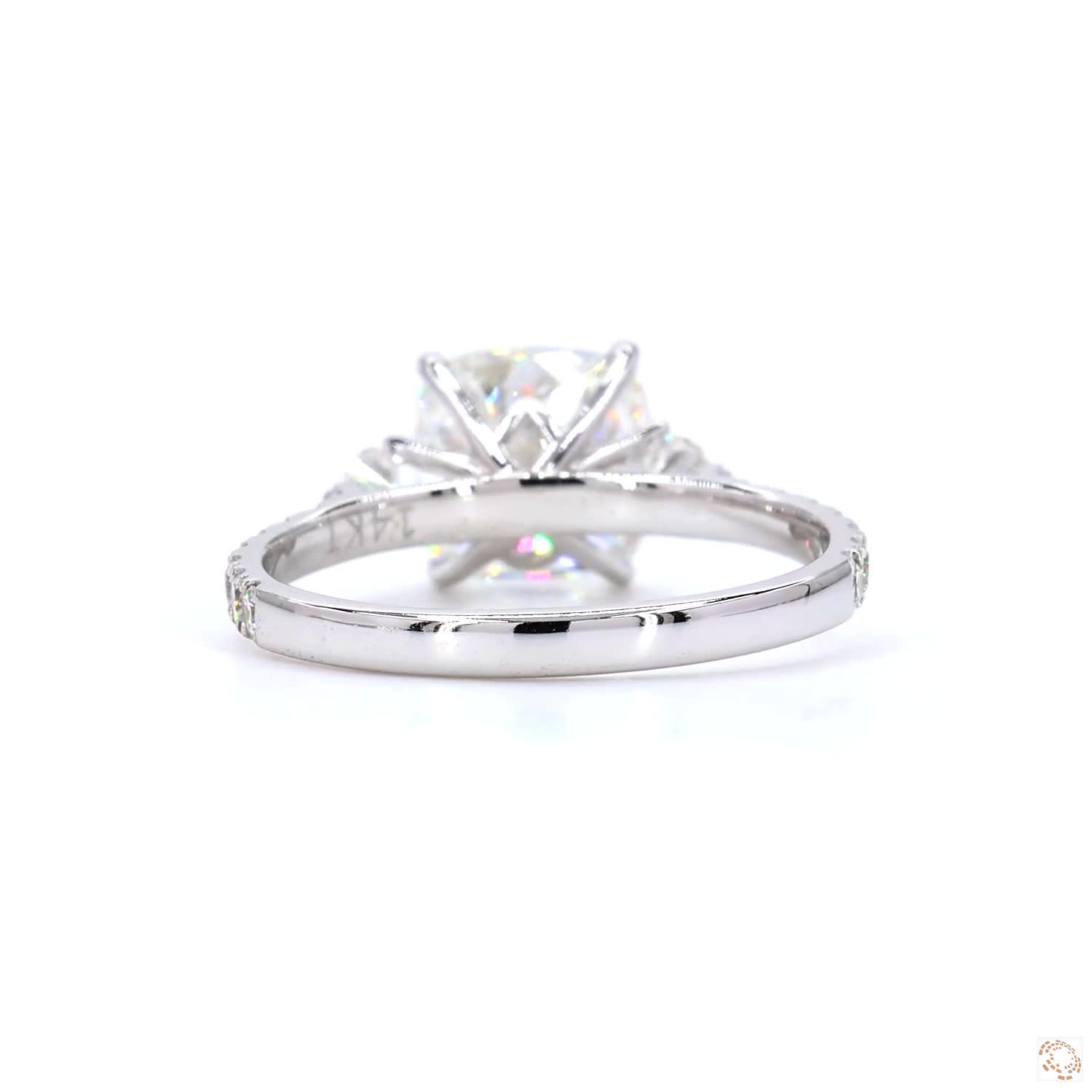 2.50 CT Cushion Diamond Wedding Ring | 301 ( Cushion )
