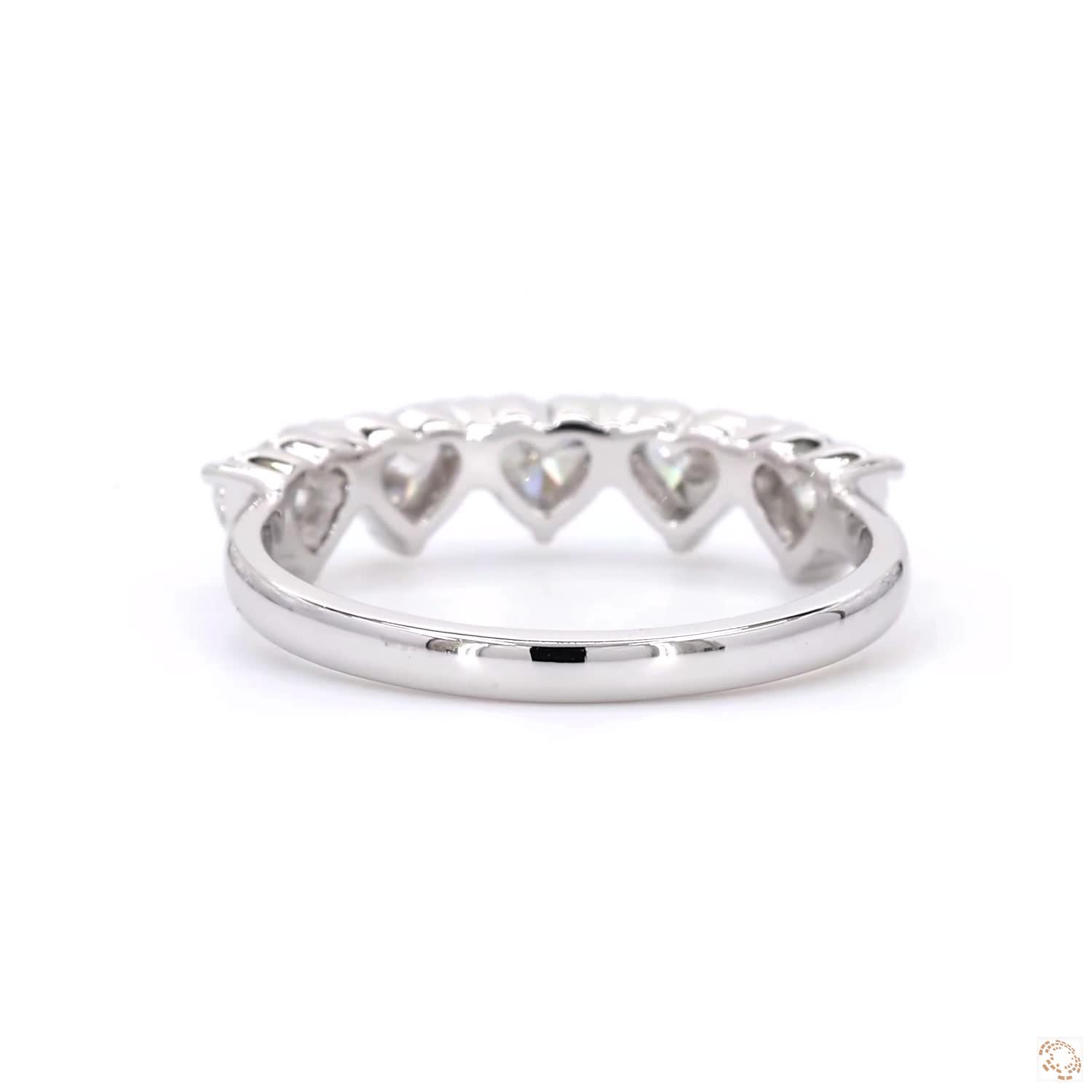 Five Stone Heart Diamond Ring | LR-323