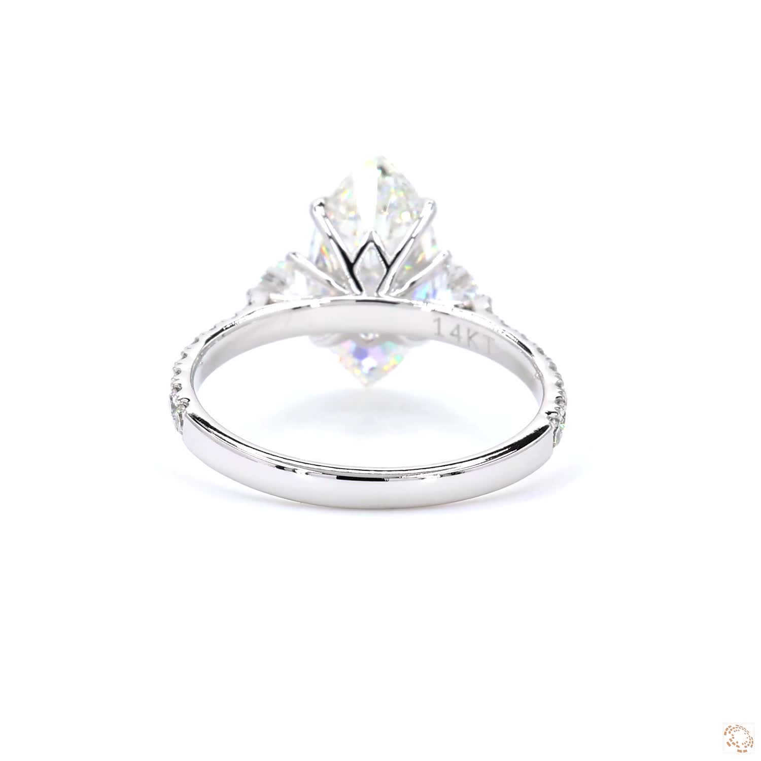 2.50 CT Marqis Diamond Wedding Ring | 301 ( Marqis )