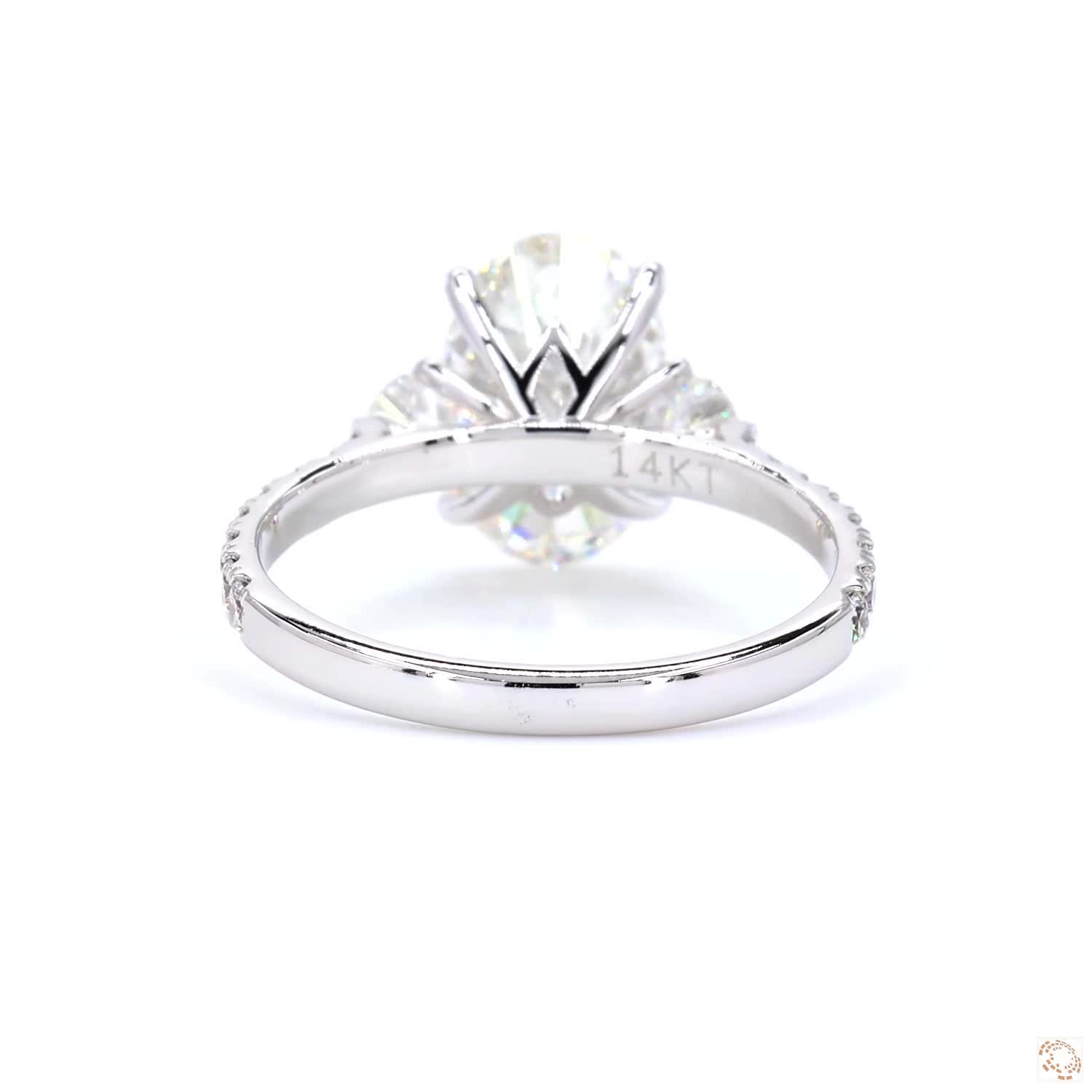 2.50 CT Oval Diamond Wedding Ring | 301 ( Oval )