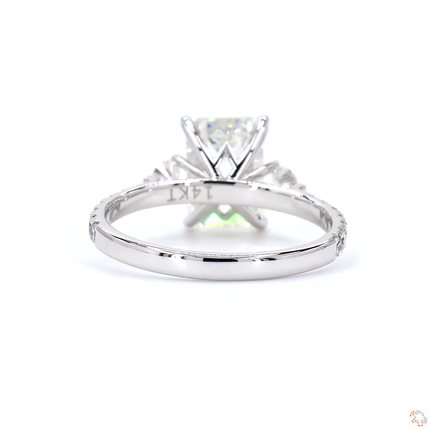 2.50 CT Radiant Diamond Wedding Ring | 301 ( Radiant )