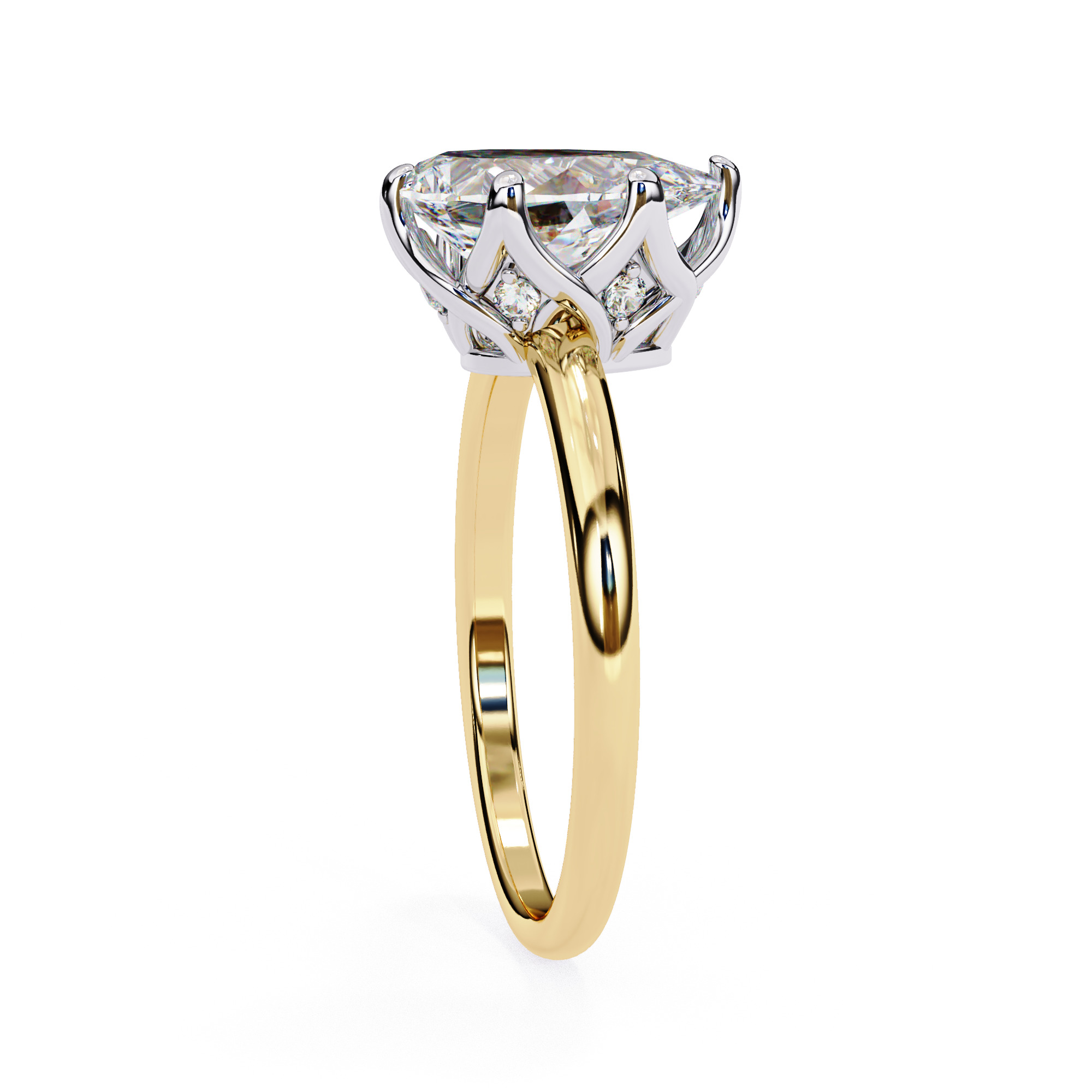 2 CT Pear Diamond Solitaire Ring | LR-105 ( Pear )