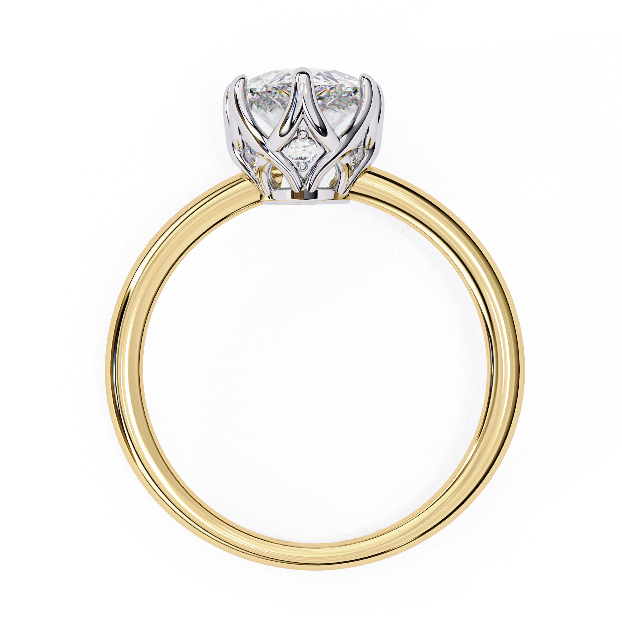 2 CT Pear Diamond Solitaire Ring | LR-105 ( Pear )