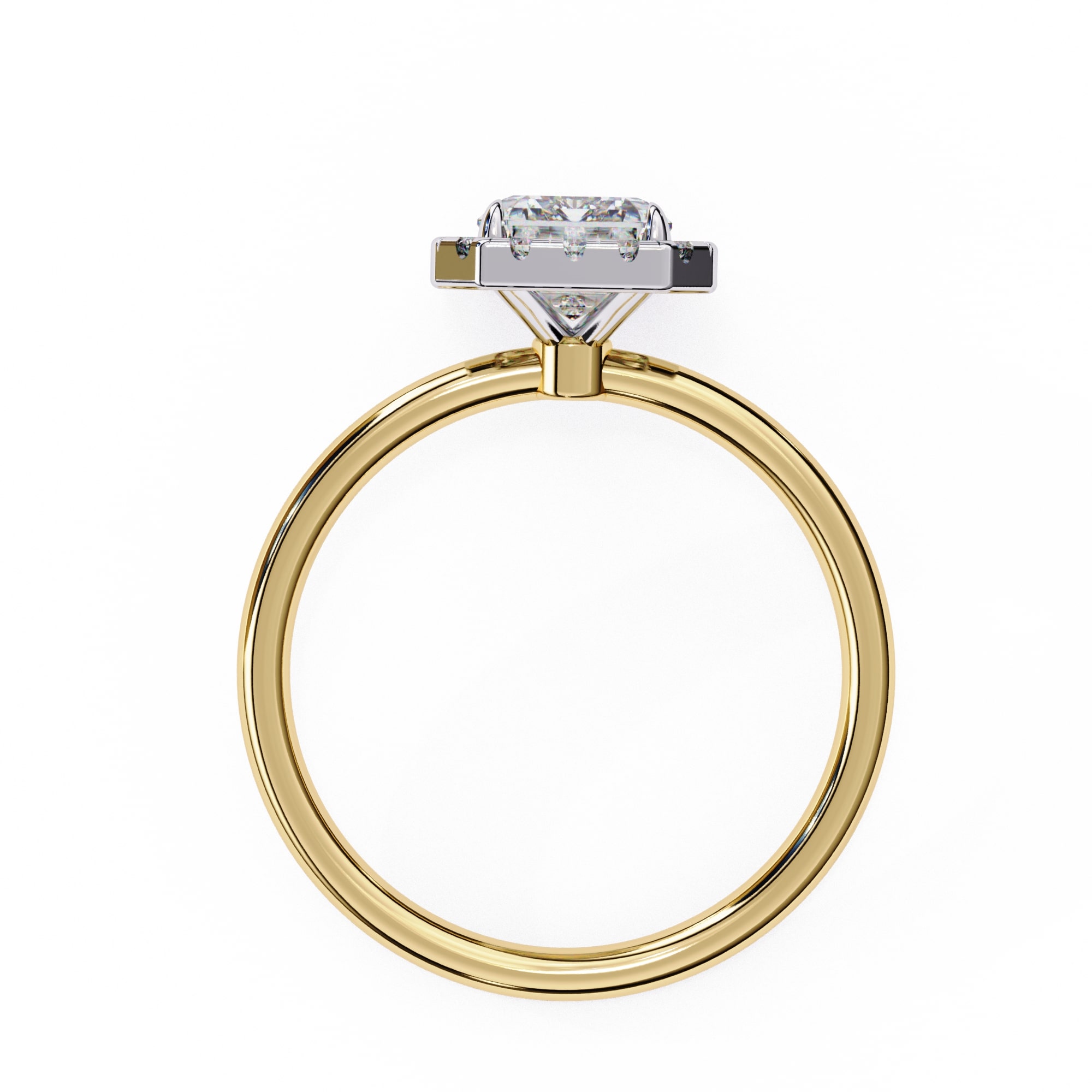 1 CT Solitaire Radiant Diamond Ring | LR-115 (Radiant )