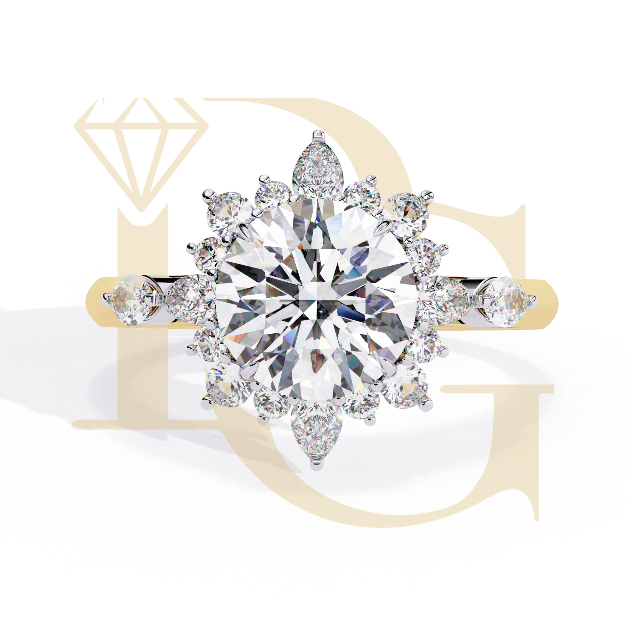 1.55 CT Round Diamond Solitaire Ring | LR-190