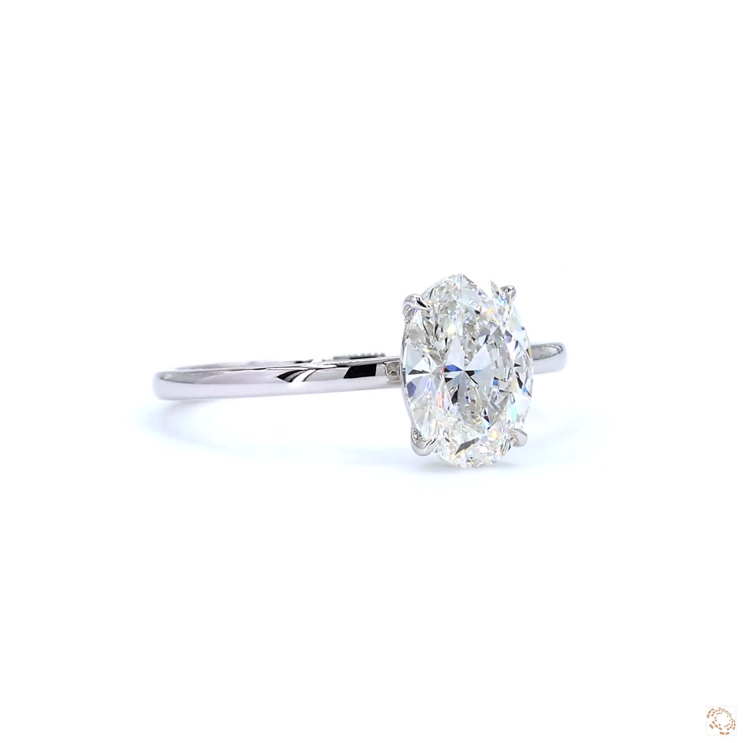 1.50 CT Solitaire Oval Diamond Ring | LR-336 Oval (DA602108-03)