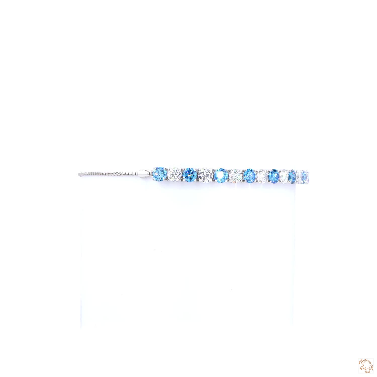 7.5 Gm Blue Diamond Light Weight Bracelet | TBR-5 (DKDK60601)