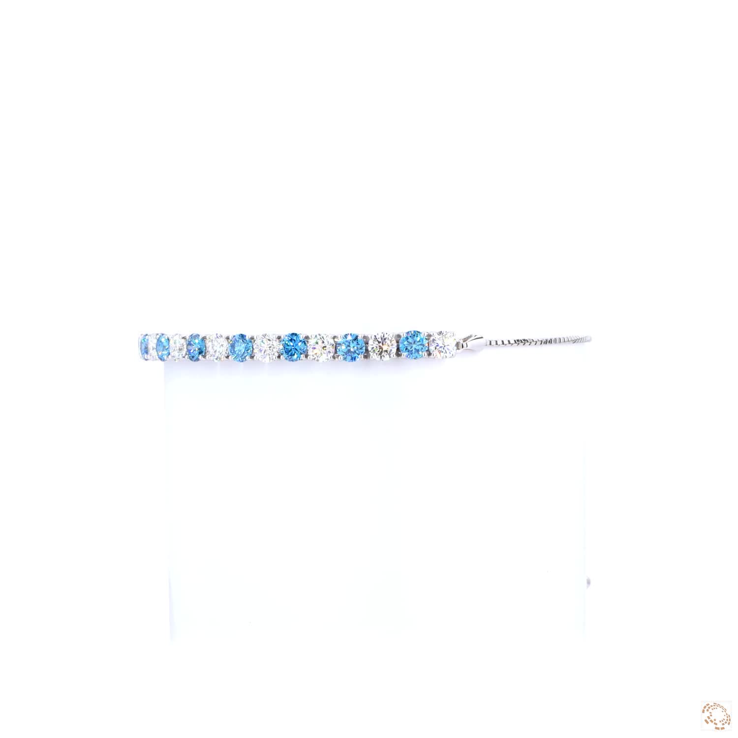 7.5 Gm Blue Diamond Light Weight Bracelet | TBR-5 (DKDK60601)