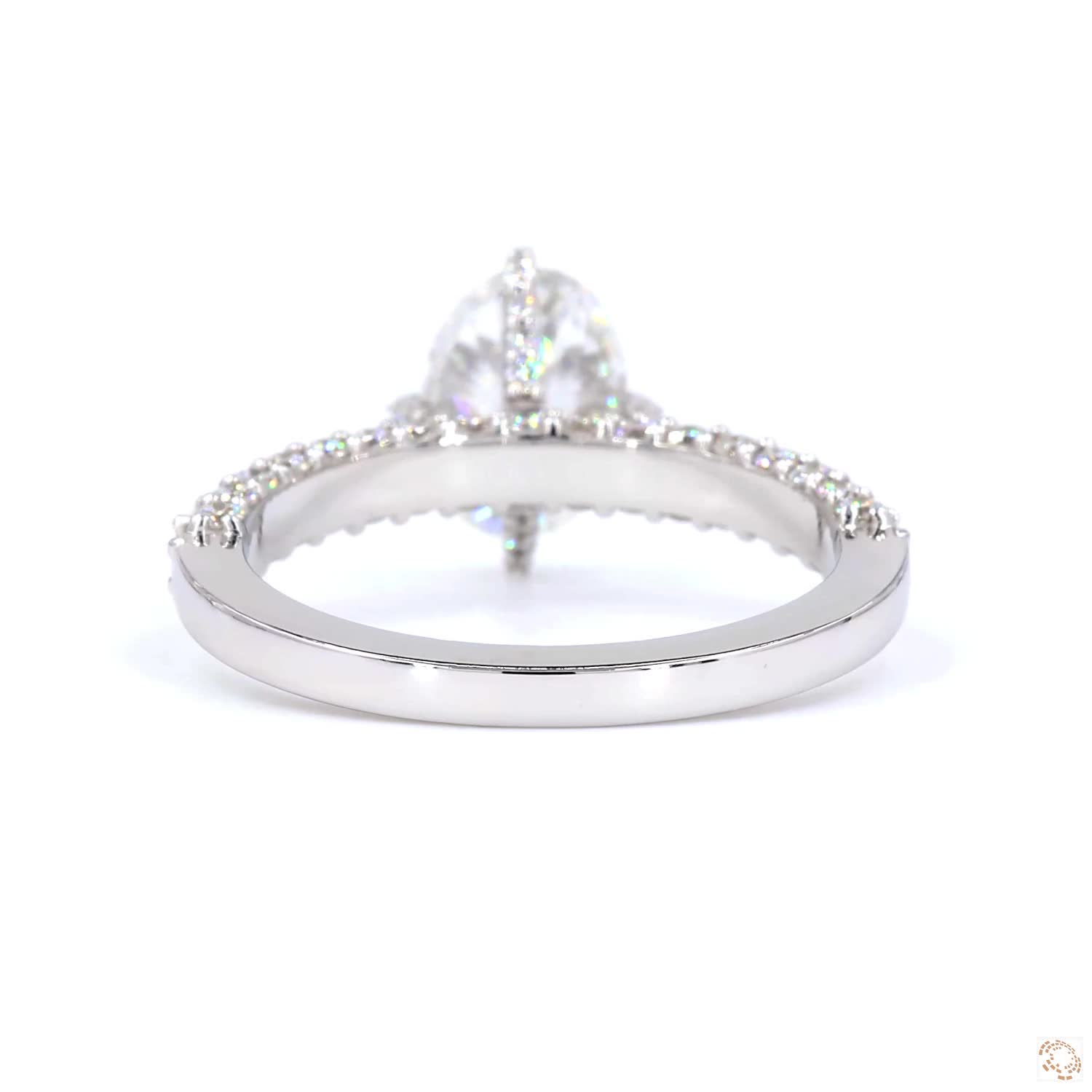1.50 CT Oval Diamond Halo Ring | LR-340 Oval (XA501478)