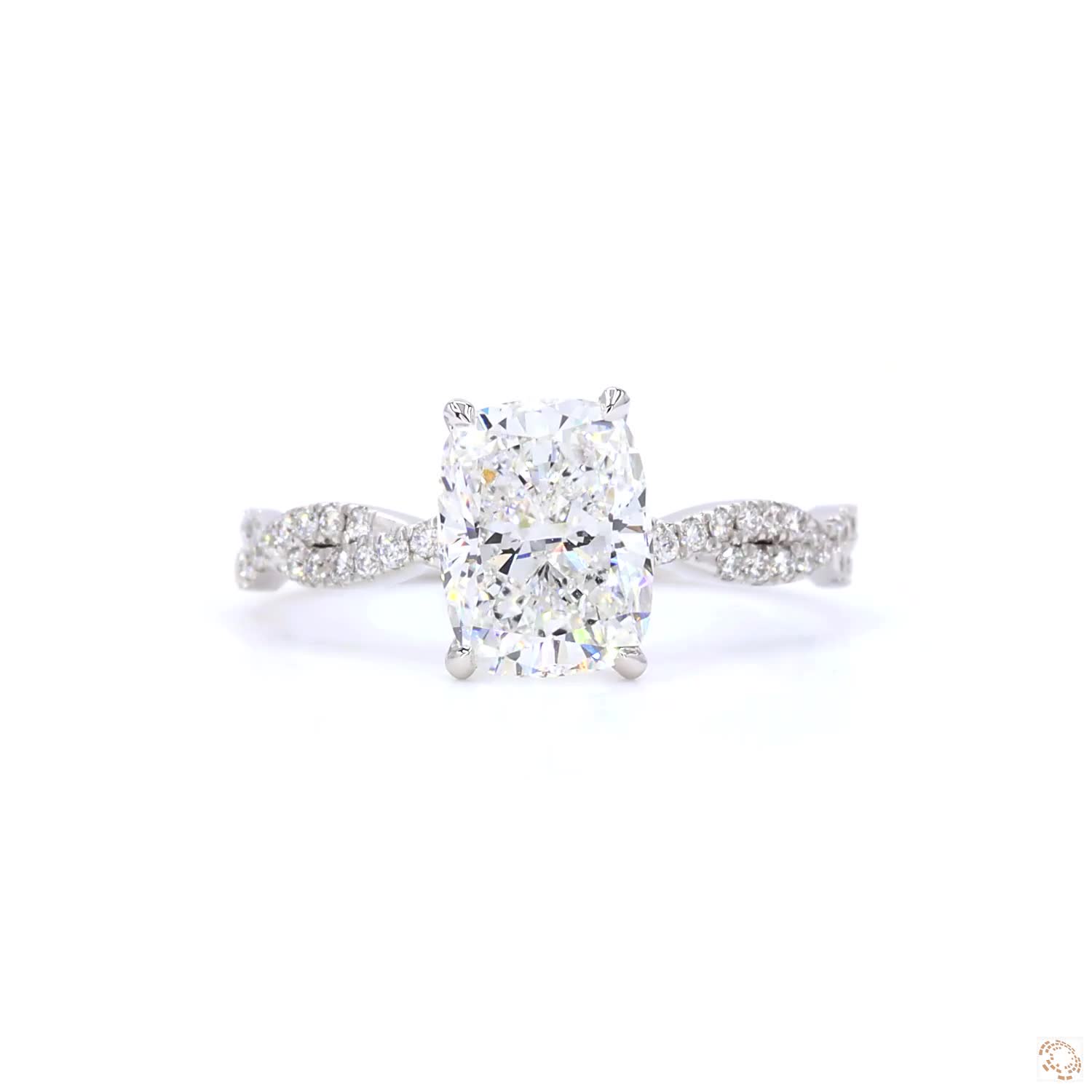 2 CT Cushion Diamond Ring LR-354 (DA602164)