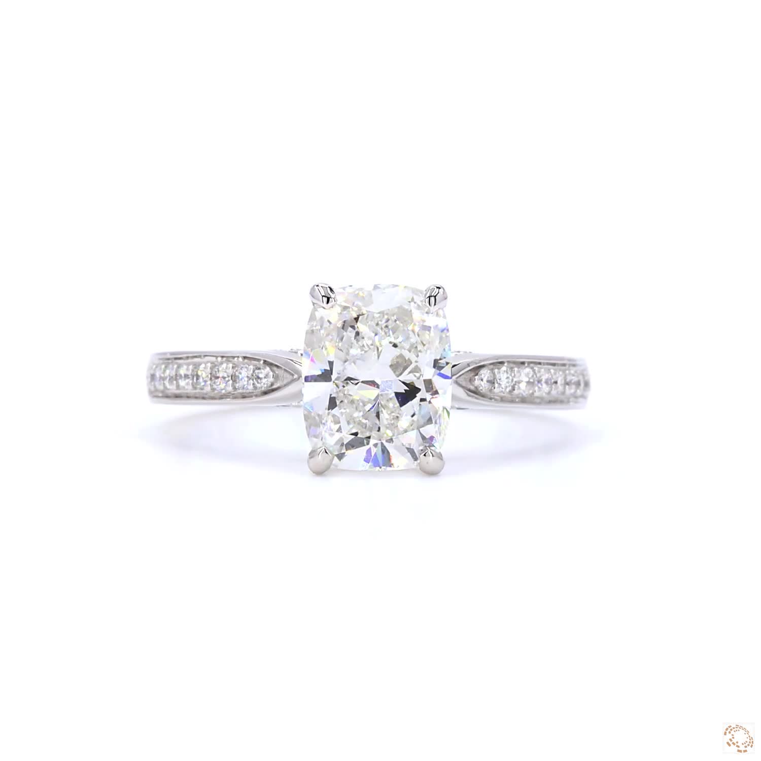 2 CT Cushion Diamond Ring | LR-351 Cushion (DA602158)
