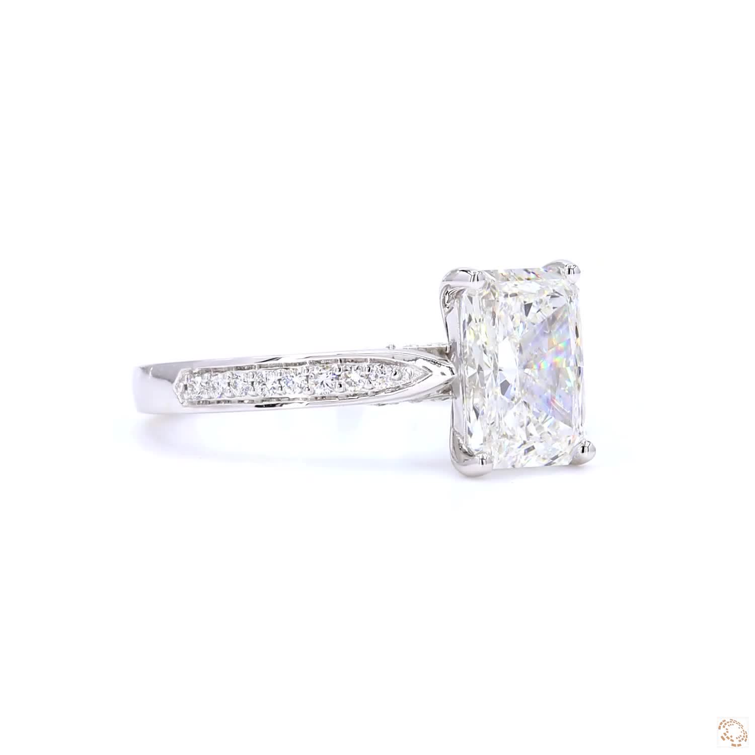 2 CT Radiant Diamond Ring | LR-351 Radiant (DA602161)