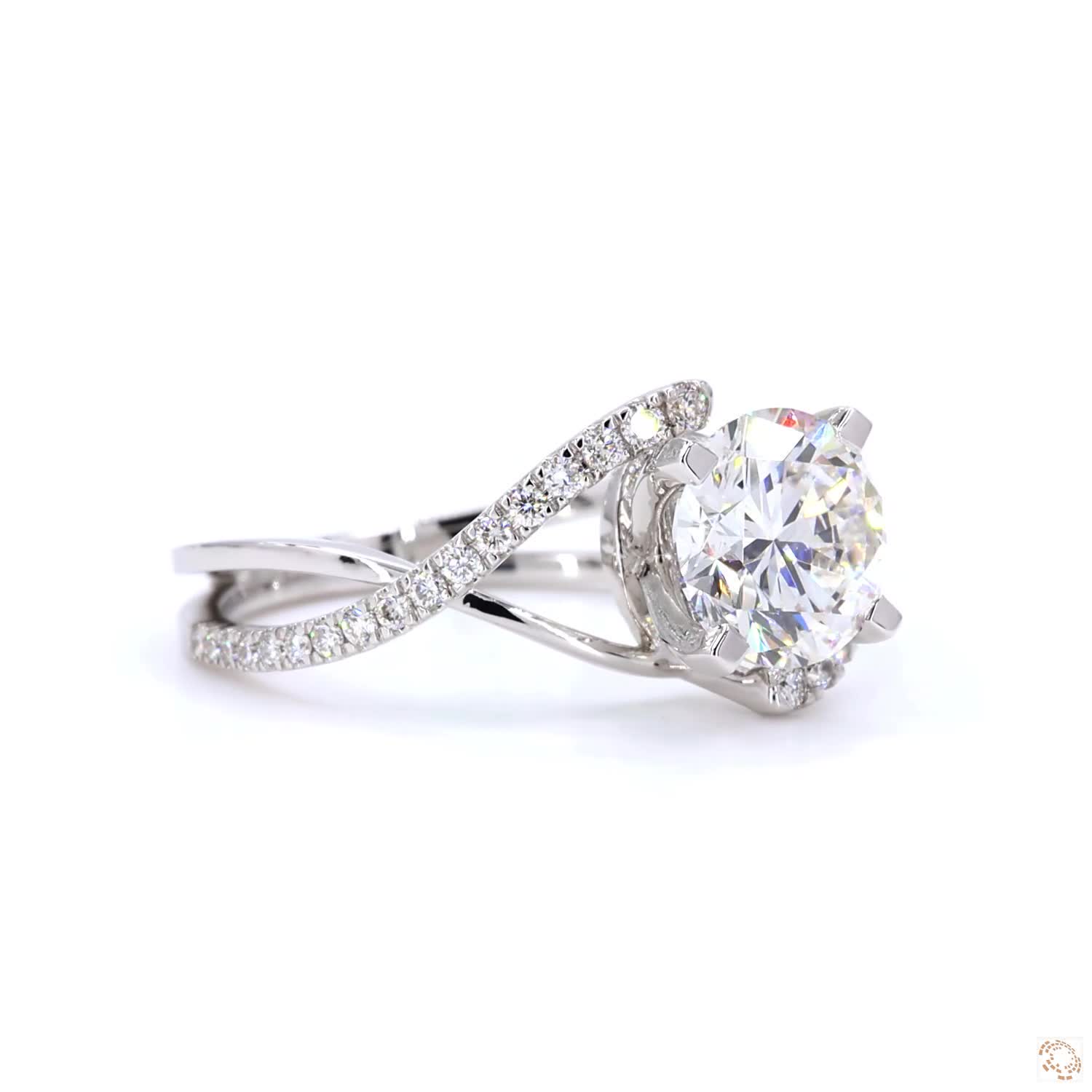 2 CT Round Diamond Ring | LR-348 (DA602150)
