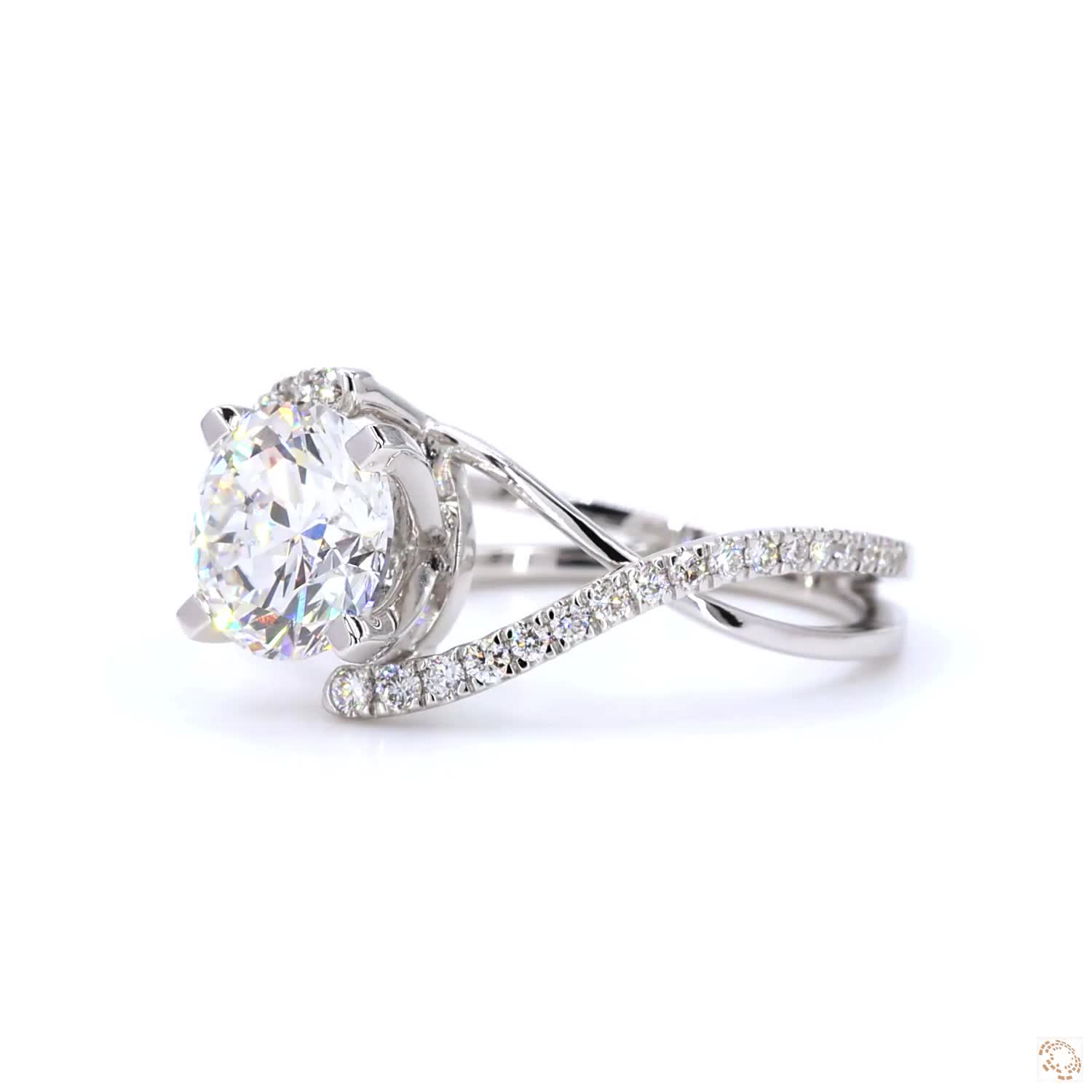 2 CT Round Diamond Ring | LR-348 (DA602150)