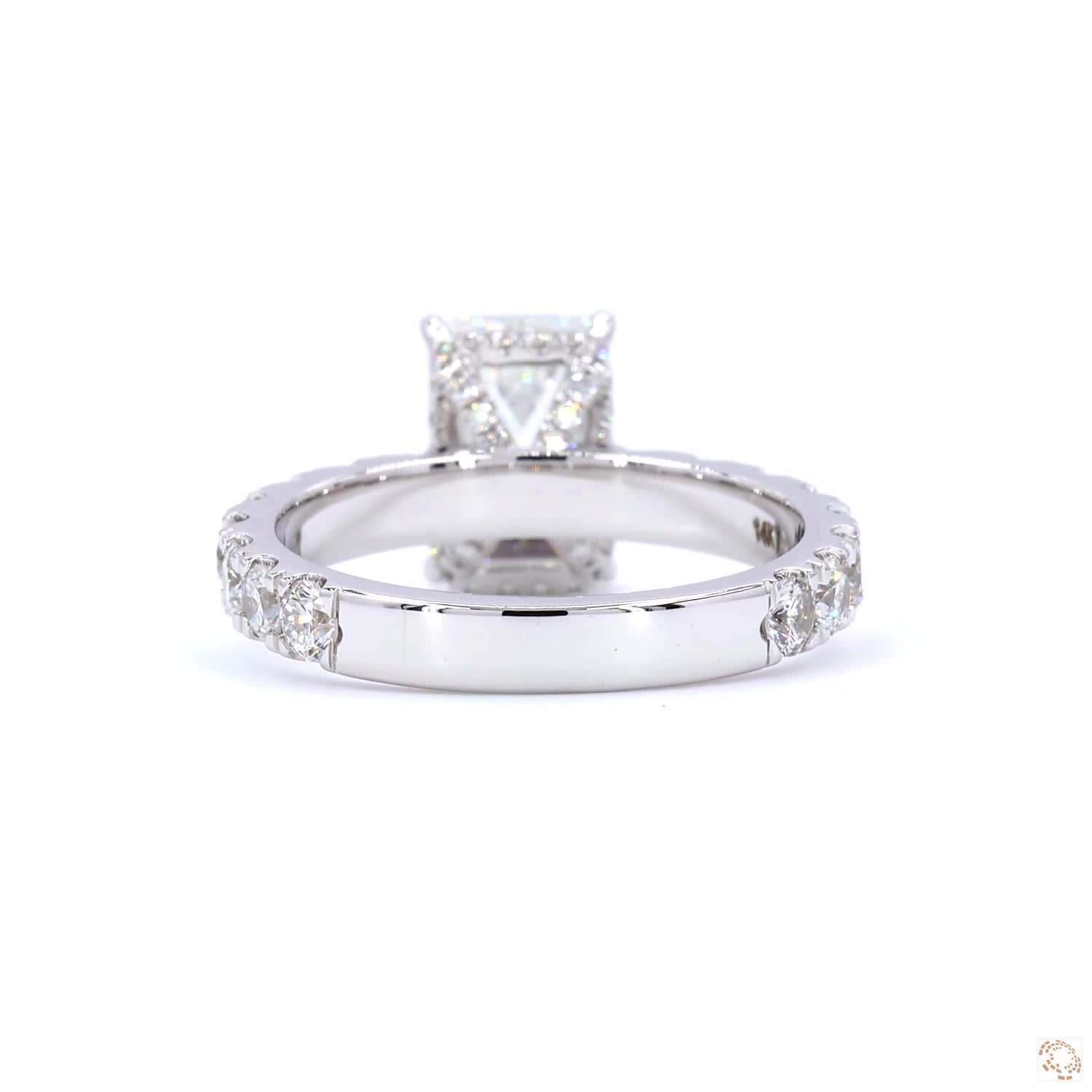 2.5 CT Emerald Diamond Hidden Halo Ring LR-347 Emerald (DA602135)