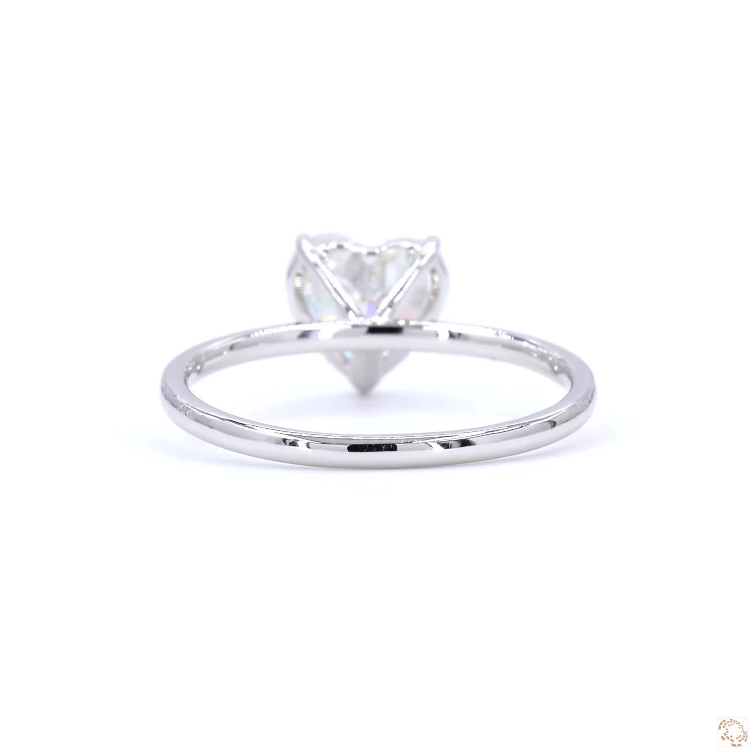 1.50 CT Solitaire Heart Diamond Ring | LR-336 Heart (DA602108-02)