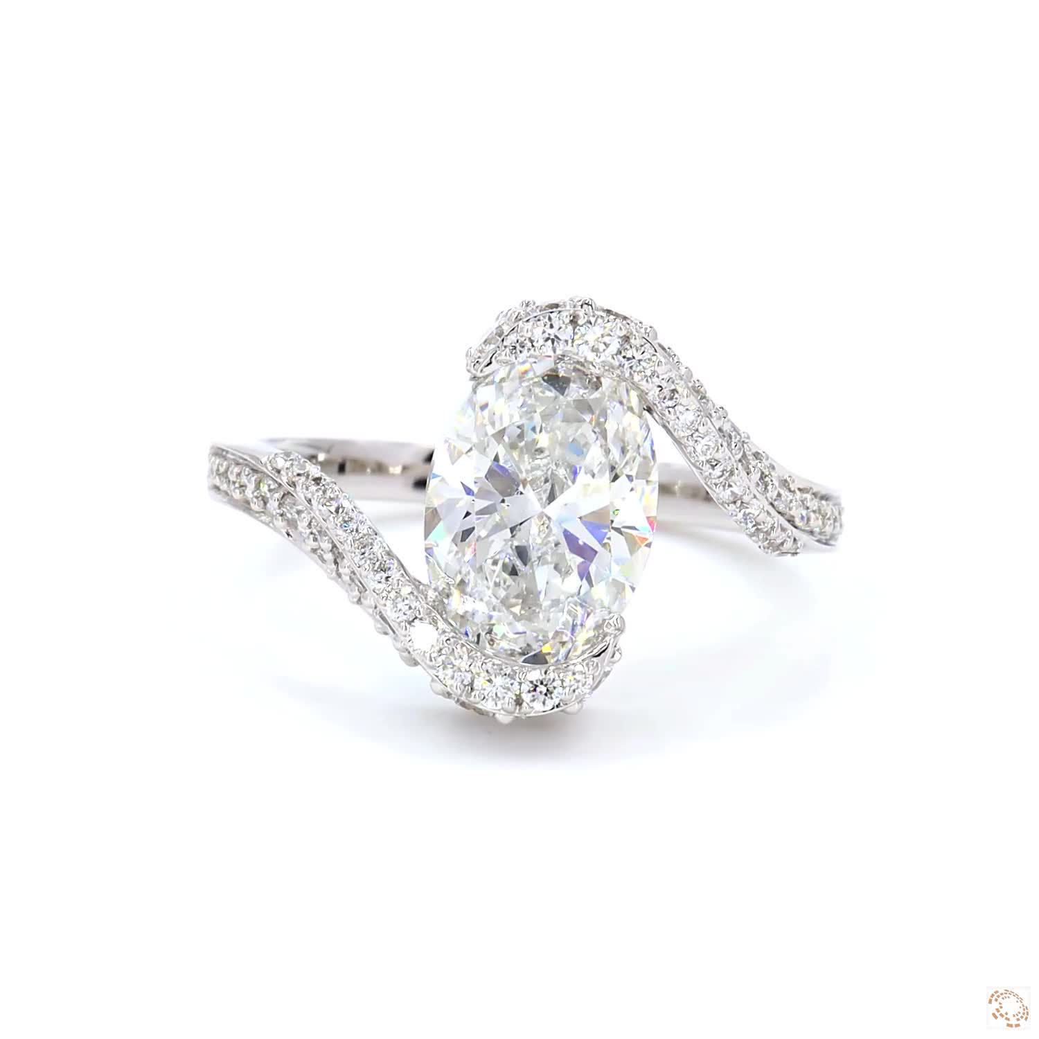 2 CT Oval Diamond Ring | LR-361 (DA602172)