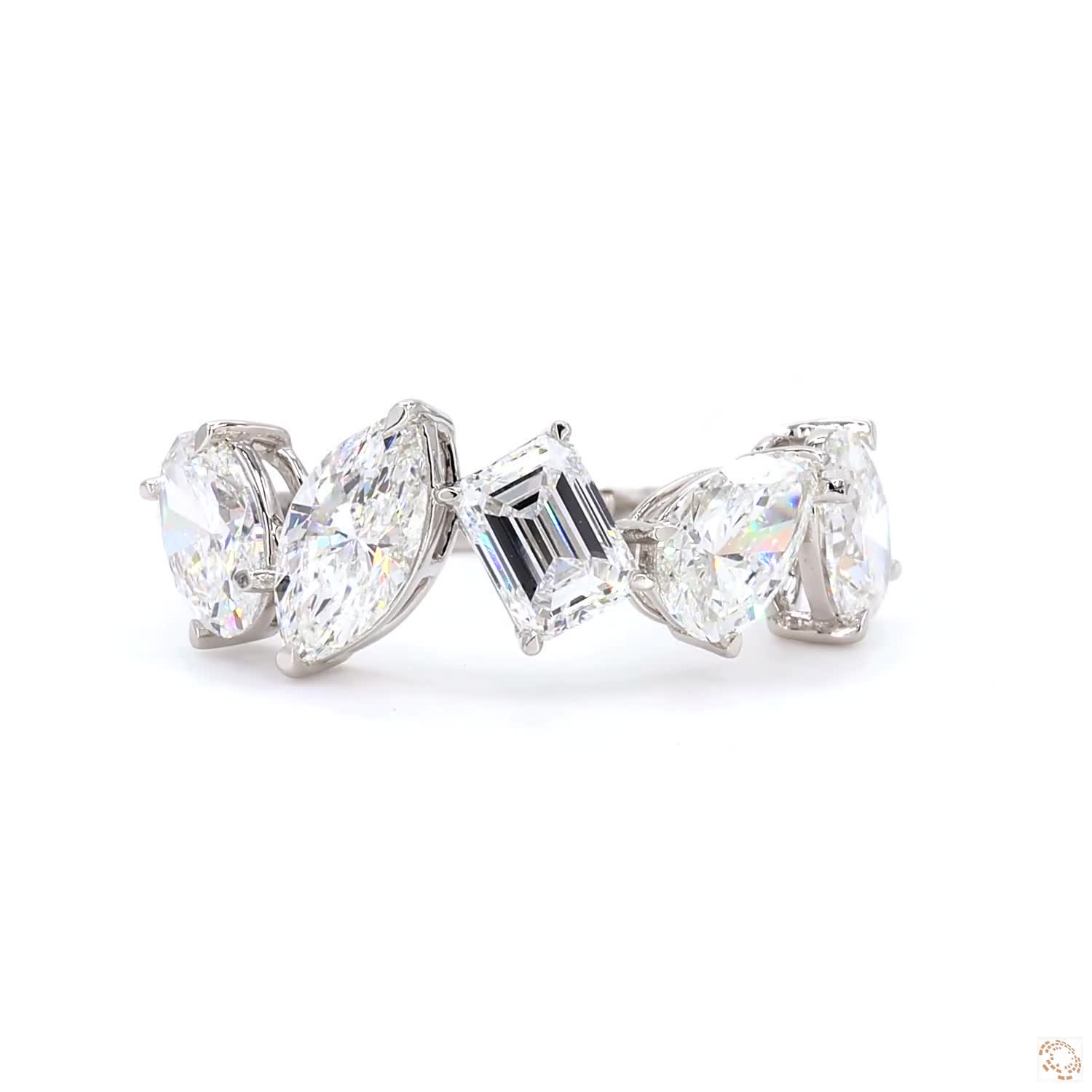 5 Stone five-stone diamond band | LR-385 (DA602237)