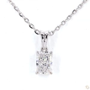 Elegant Yellow gold pendant with sparkling round diamond halo design (DP60247)